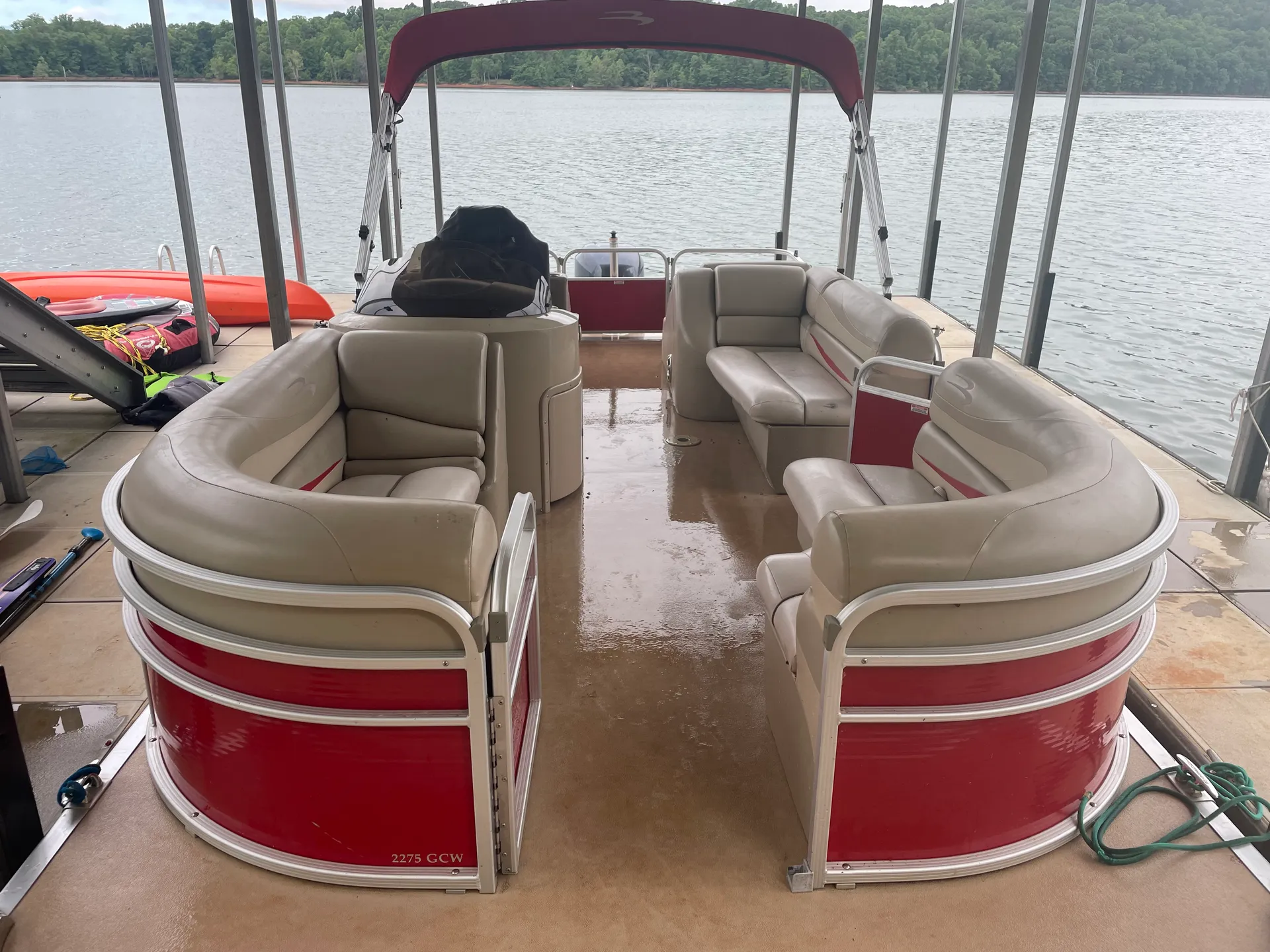 Norris Lake Bennington Tri-toon 250HP