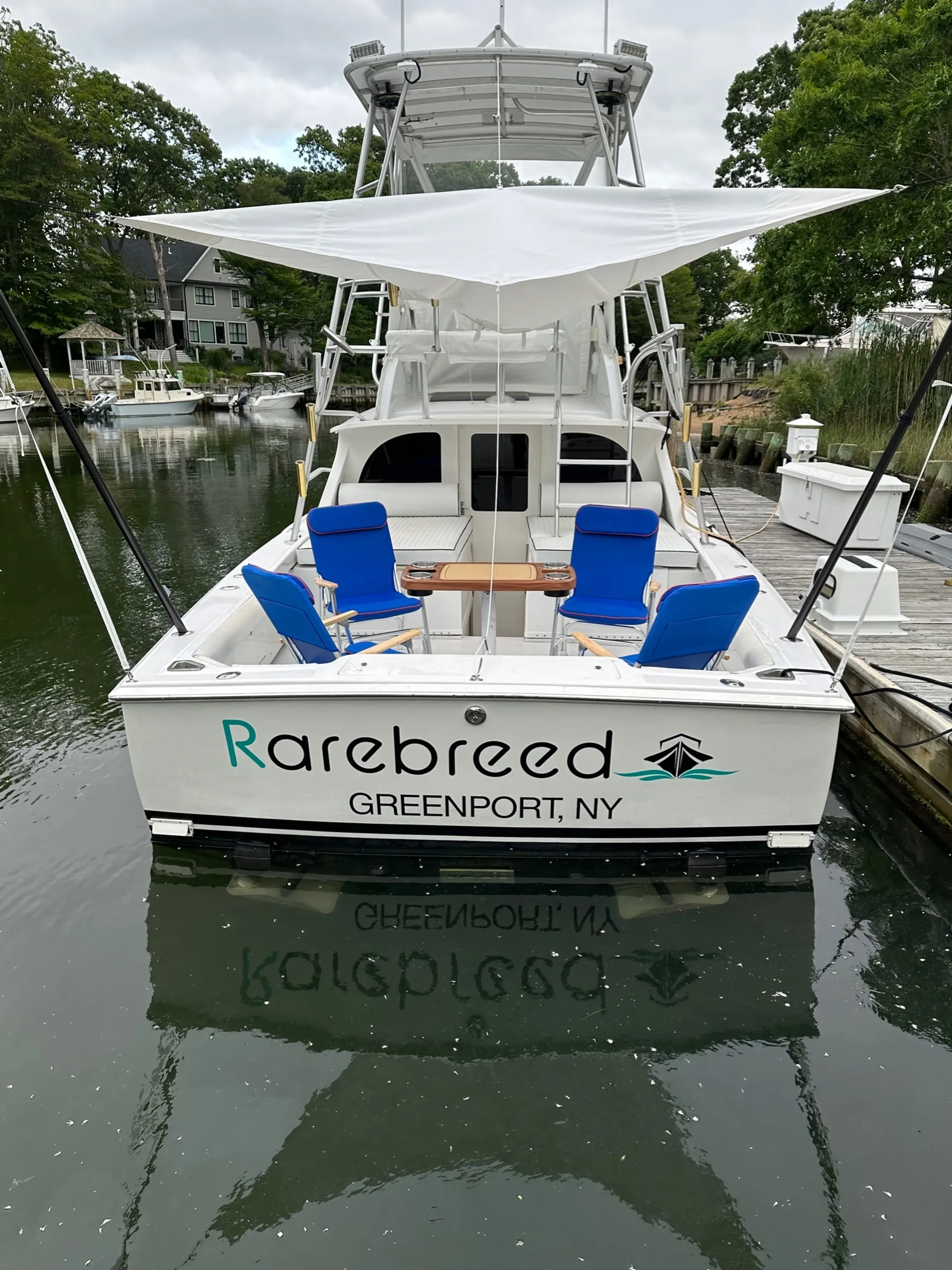 31’ Bertram with local Captain & fuel included.