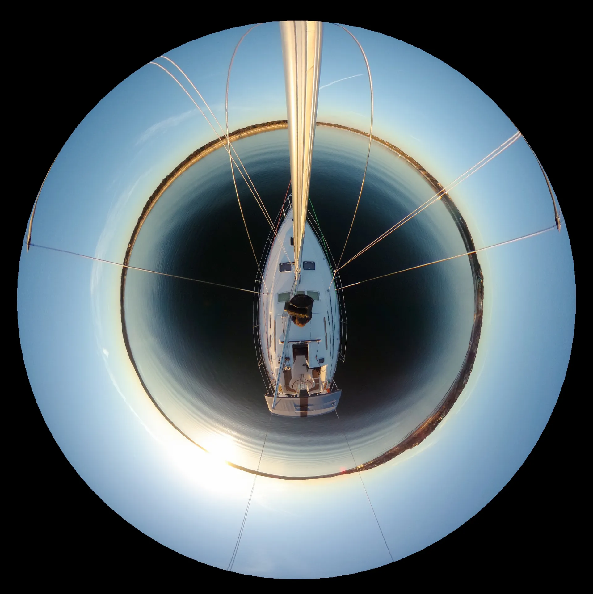 Sail Ripple on Lake Travis, Austin Texas