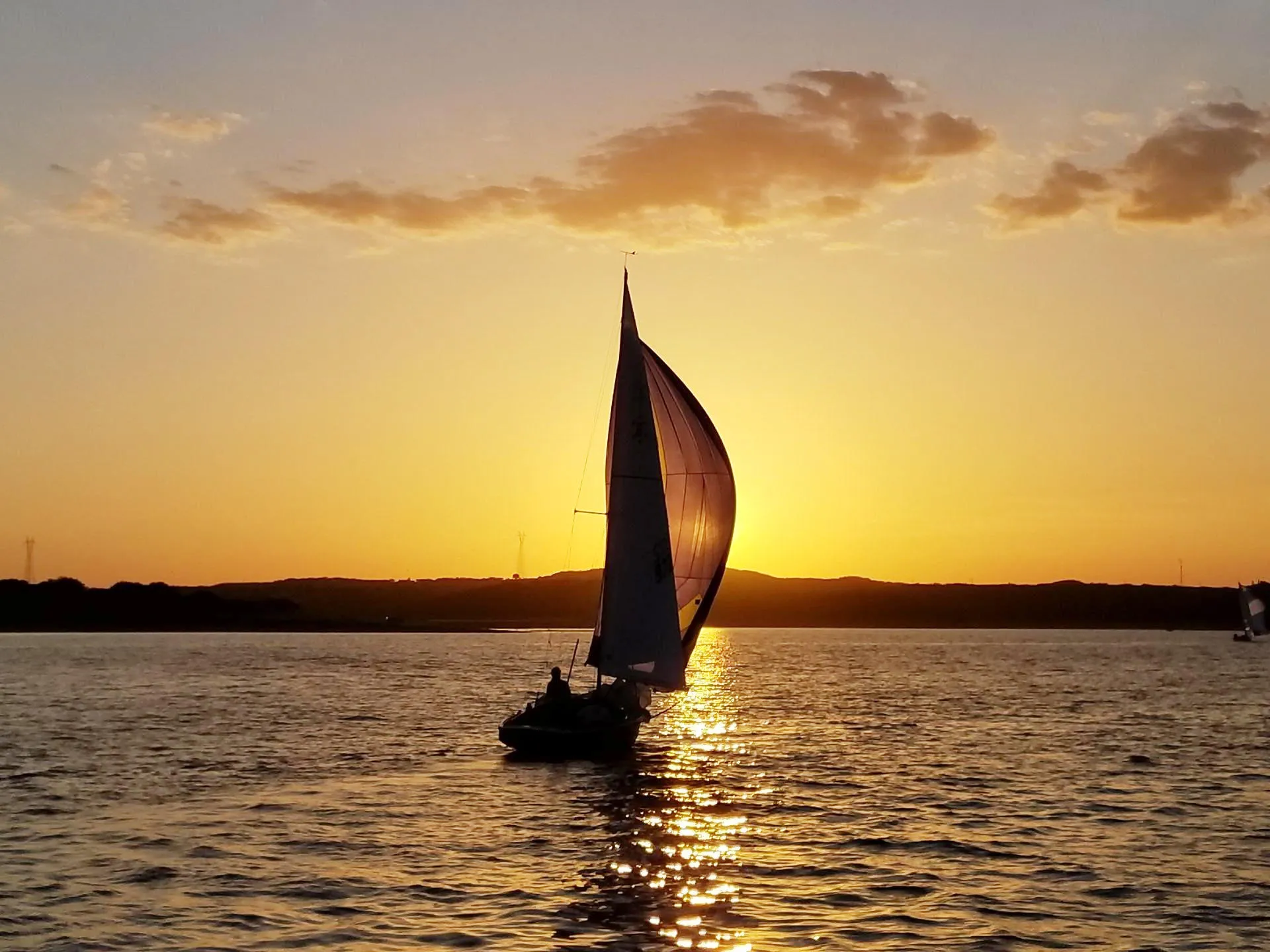 Sail Ripple on Lake Travis, Austin Texas