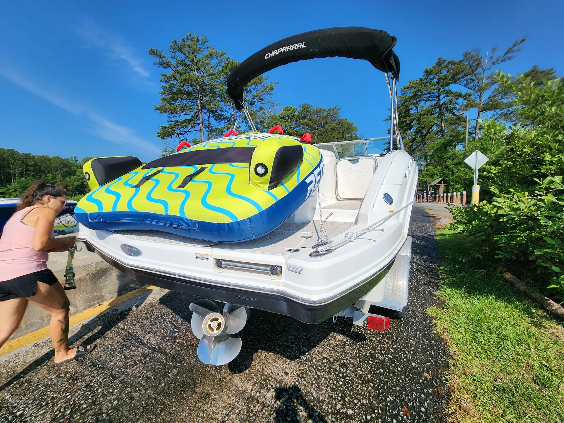 24.4' Open Bow, the cleanest fully functional boat around!