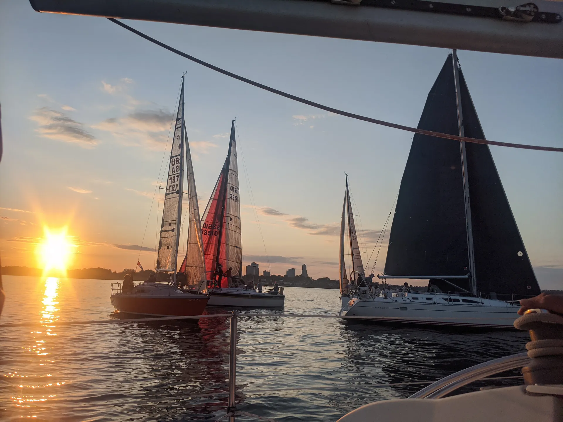 Sail to the Statue of Liberty in NYC Wall Street harbor