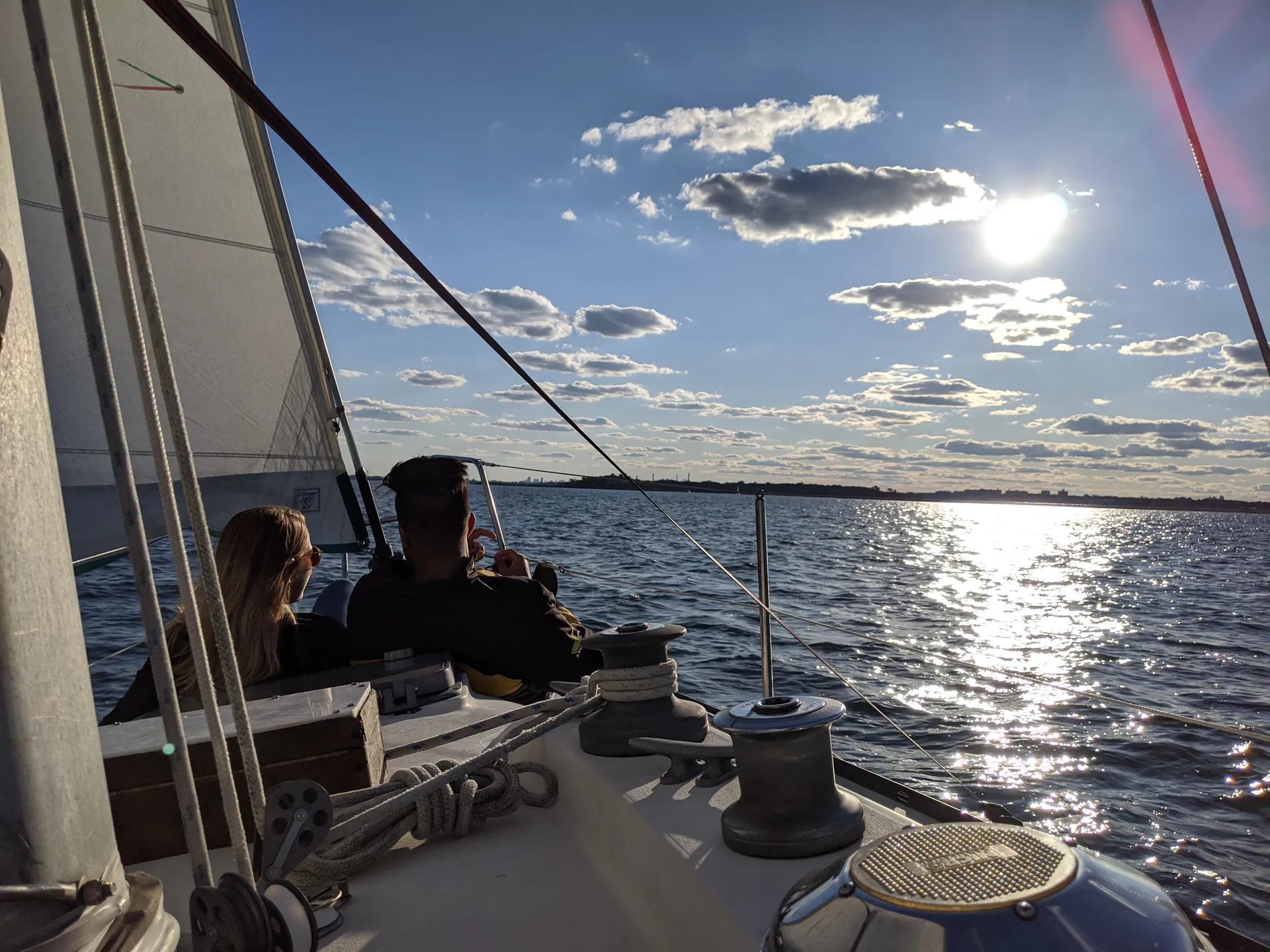 Sail to the Statue of Liberty in NYC Wall Street harbor