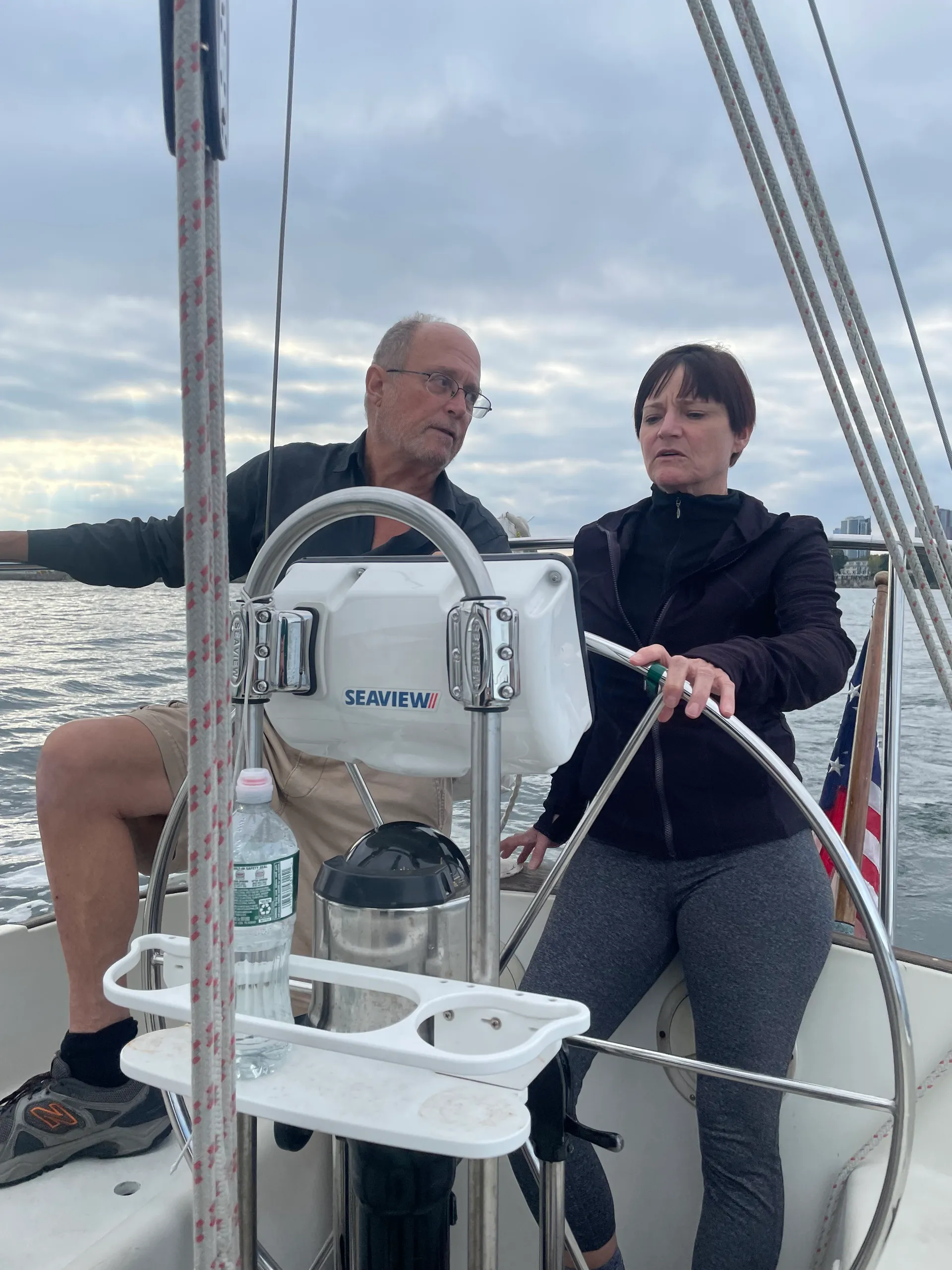 Sail to the Statue of Liberty in NYC Wall Street harbor