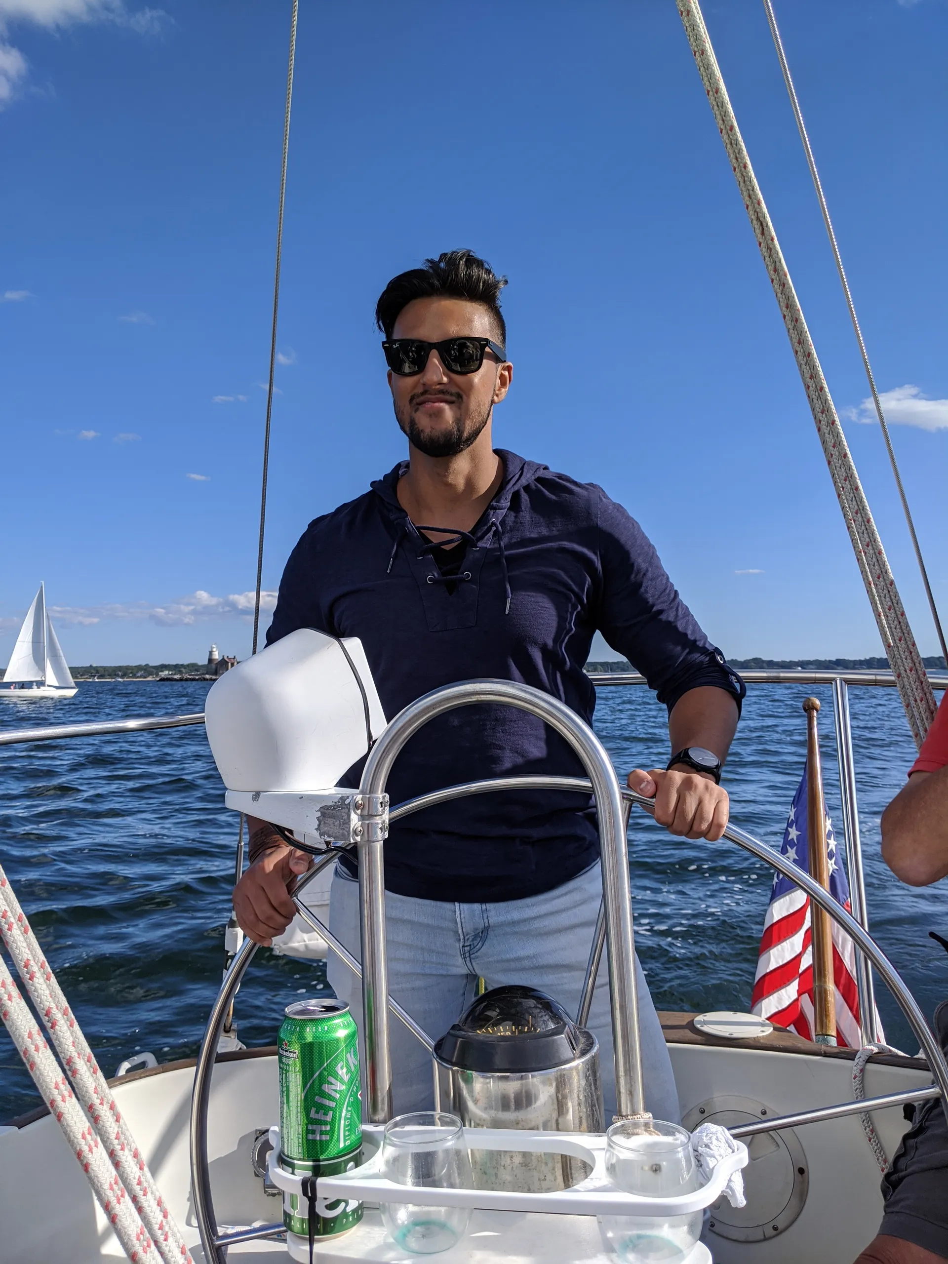Sail to the Statue of Liberty in NYC Wall Street harbor