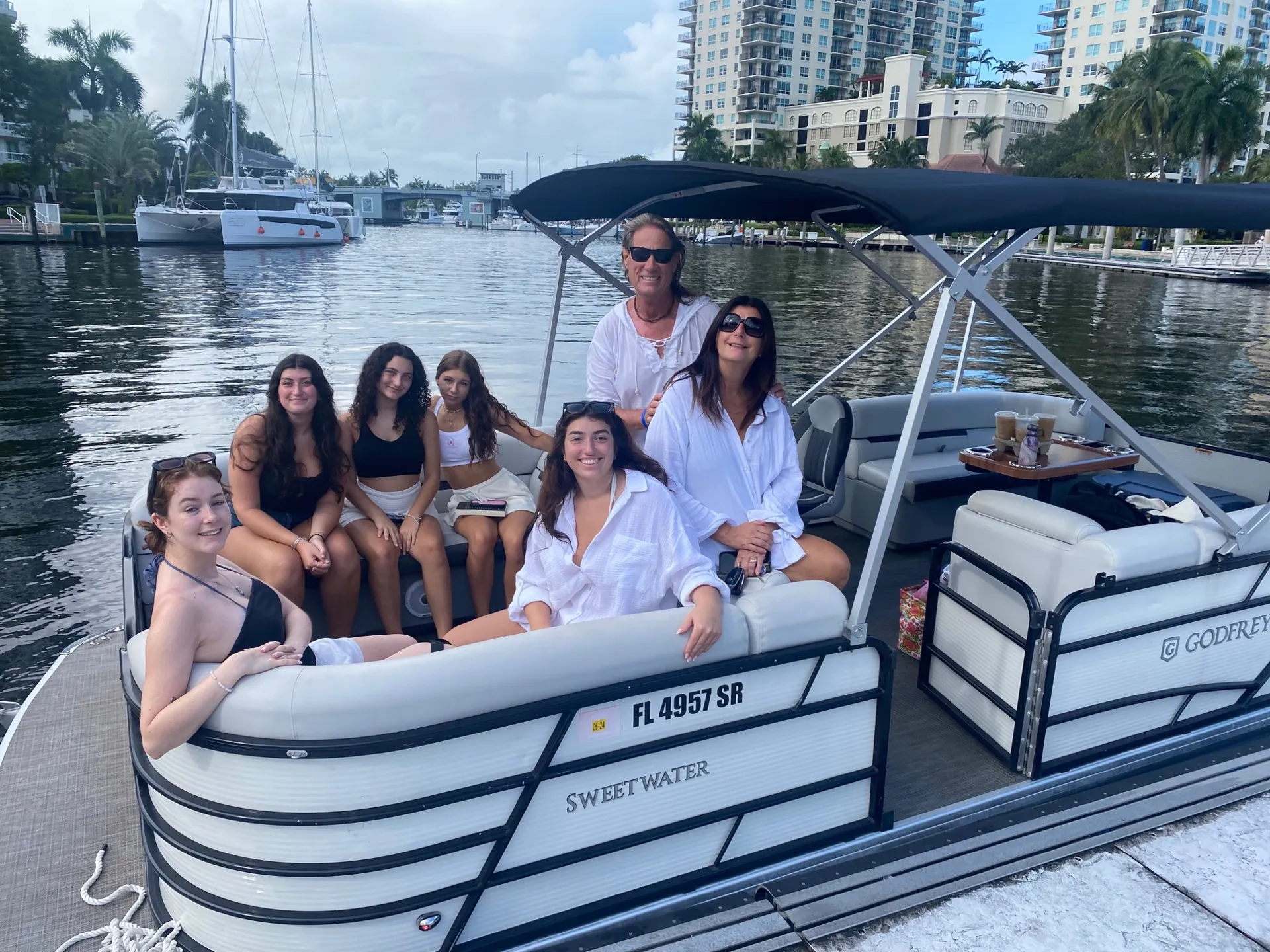 🐬 PORTOFINO 🐬 23 FT  PONTOON GODFREY 🌴 🎁 