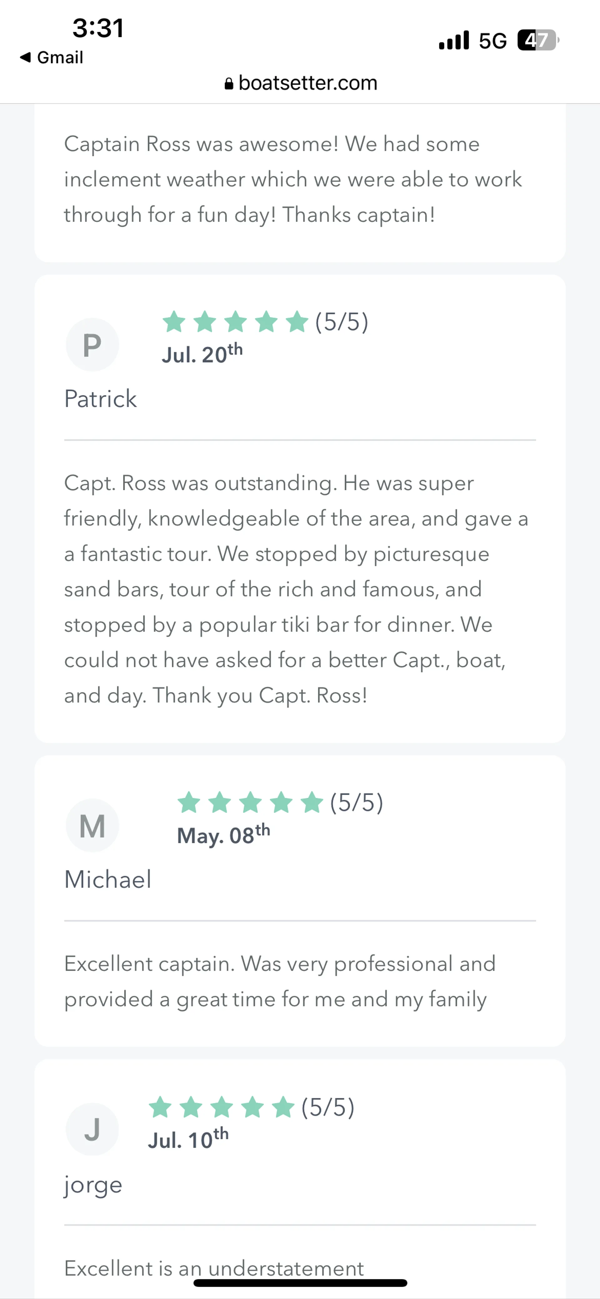 Captain Included for 6. Dogs Welcome, Grill on Board, Free Fuel !!!