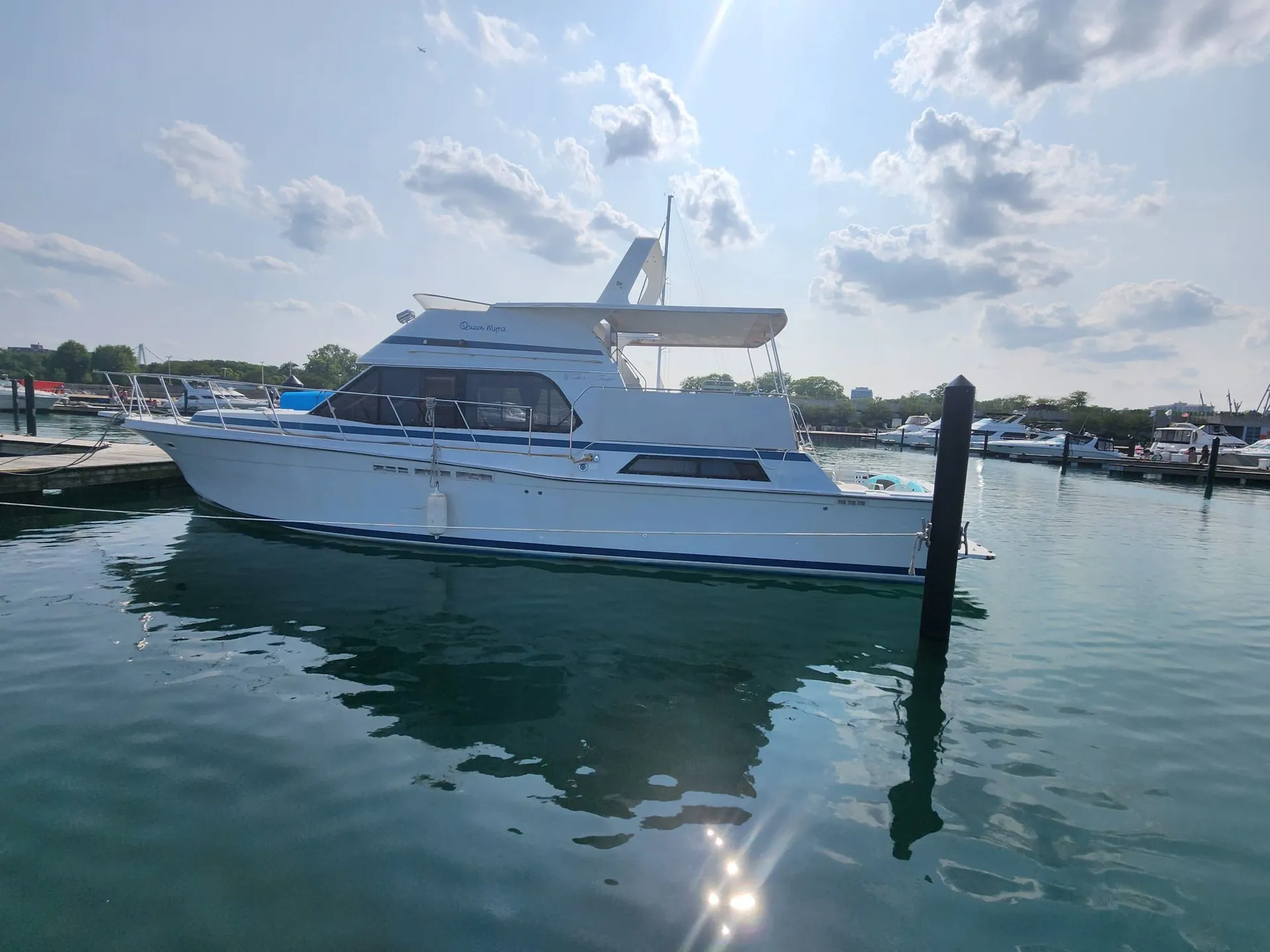 Queen Myra Yacht Charters on Lake Michigan or Dockside Party @ 31st St
