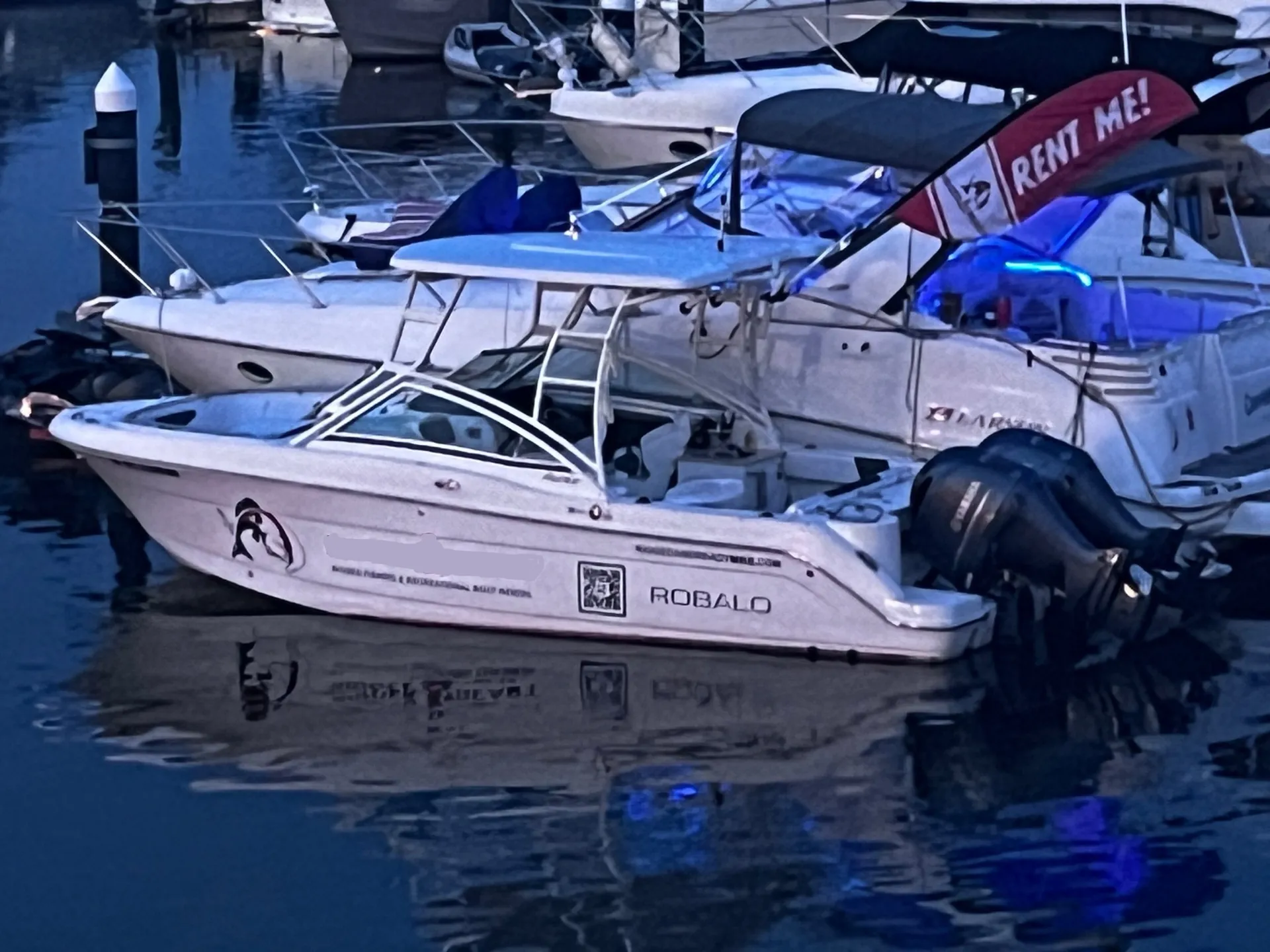 24’ Robalo on Lake Michigan, WITH A BATHROOM!