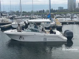 24’ Robalo on Lake Michigan, WITH A BATHROOM!