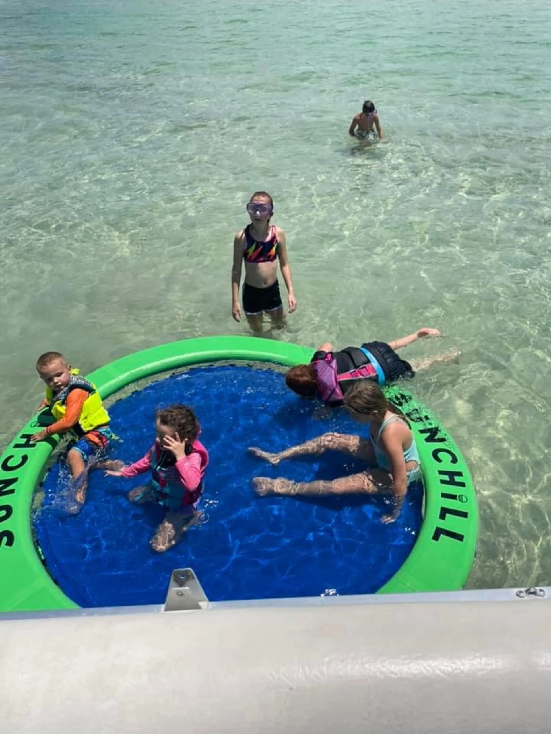 Pontoon great for Island Hoping, Dolphin watching, Sunsets and more