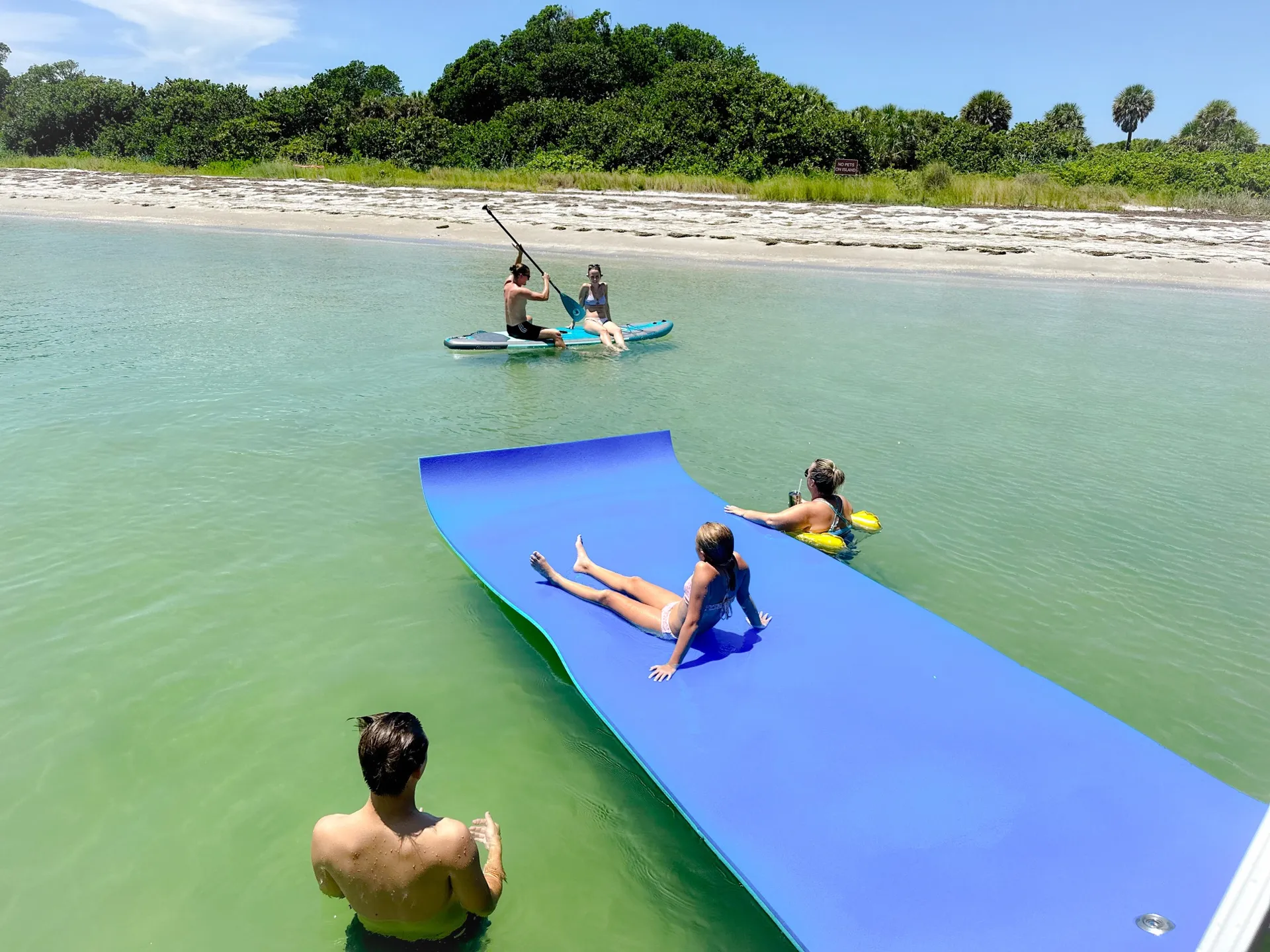 Large Pontoon Boat In Bradenton Manatee