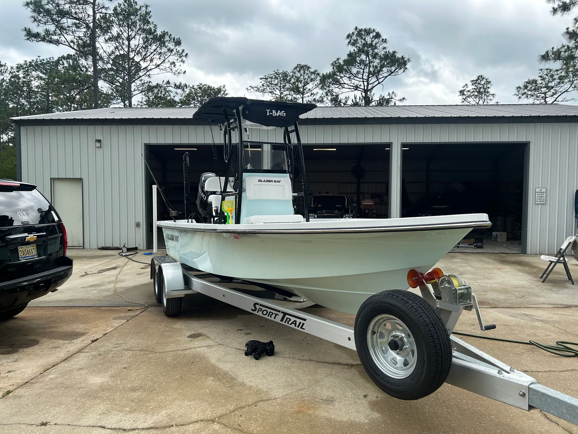 22' Blazer Bay center console at  Theodore, AL!