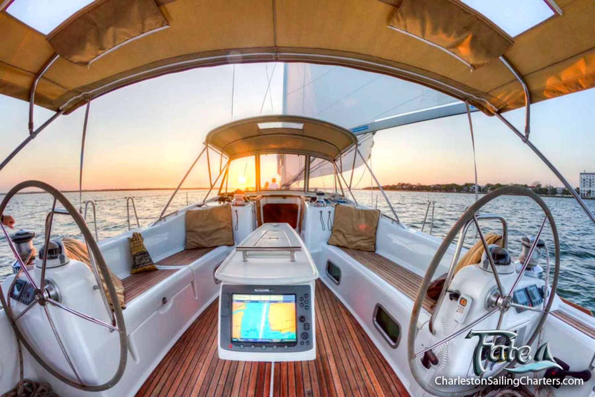Private luxury sailing and dolphin tours on Fate