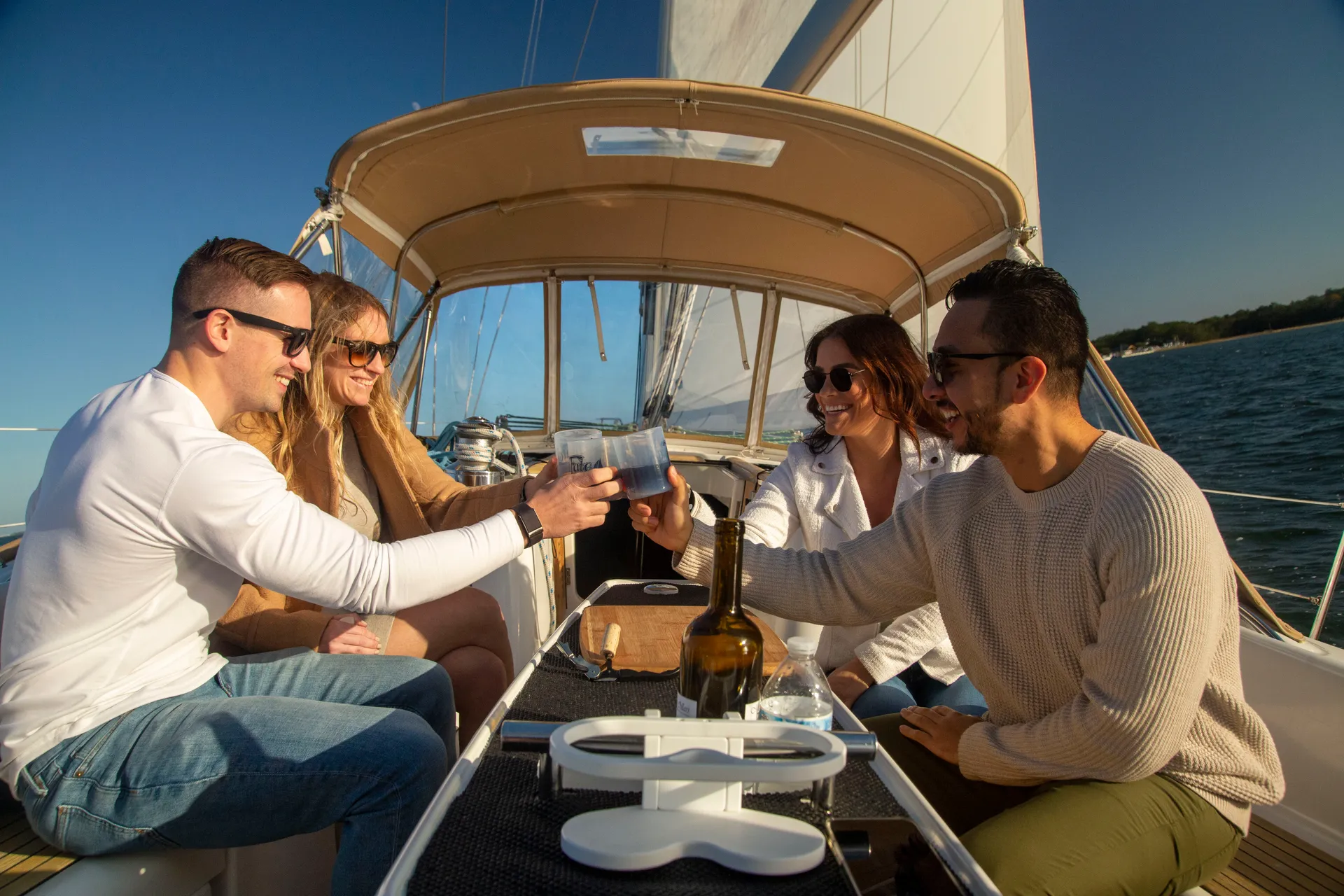 Private luxury sailing and dolphin tours on Fate