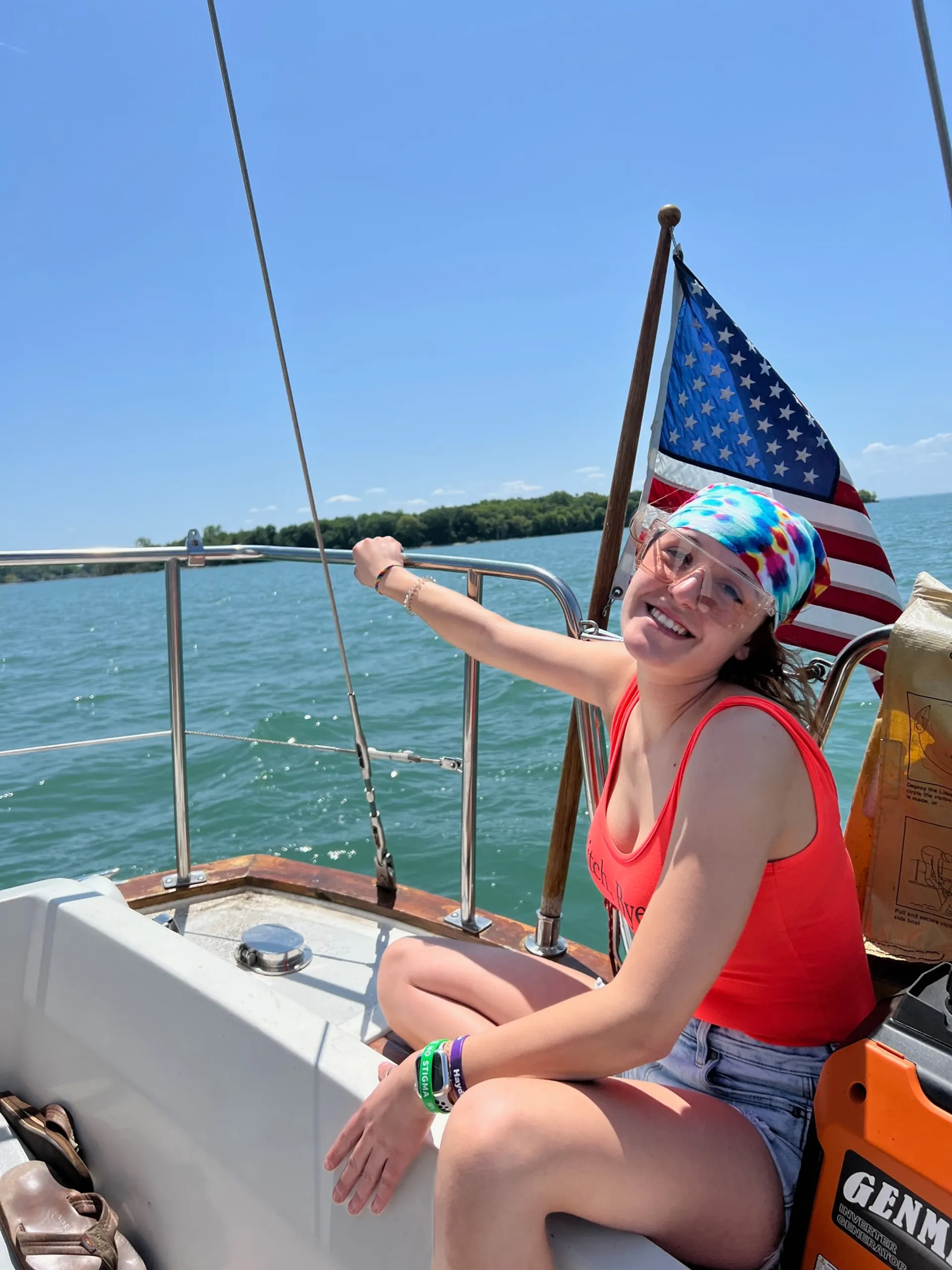 Put-in-Bay Sailing Charter aboard Foggy Dew.  38' Sailboat.