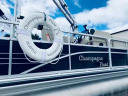 Pontoon boat - The Champagne Float - Lake Washington boat photo