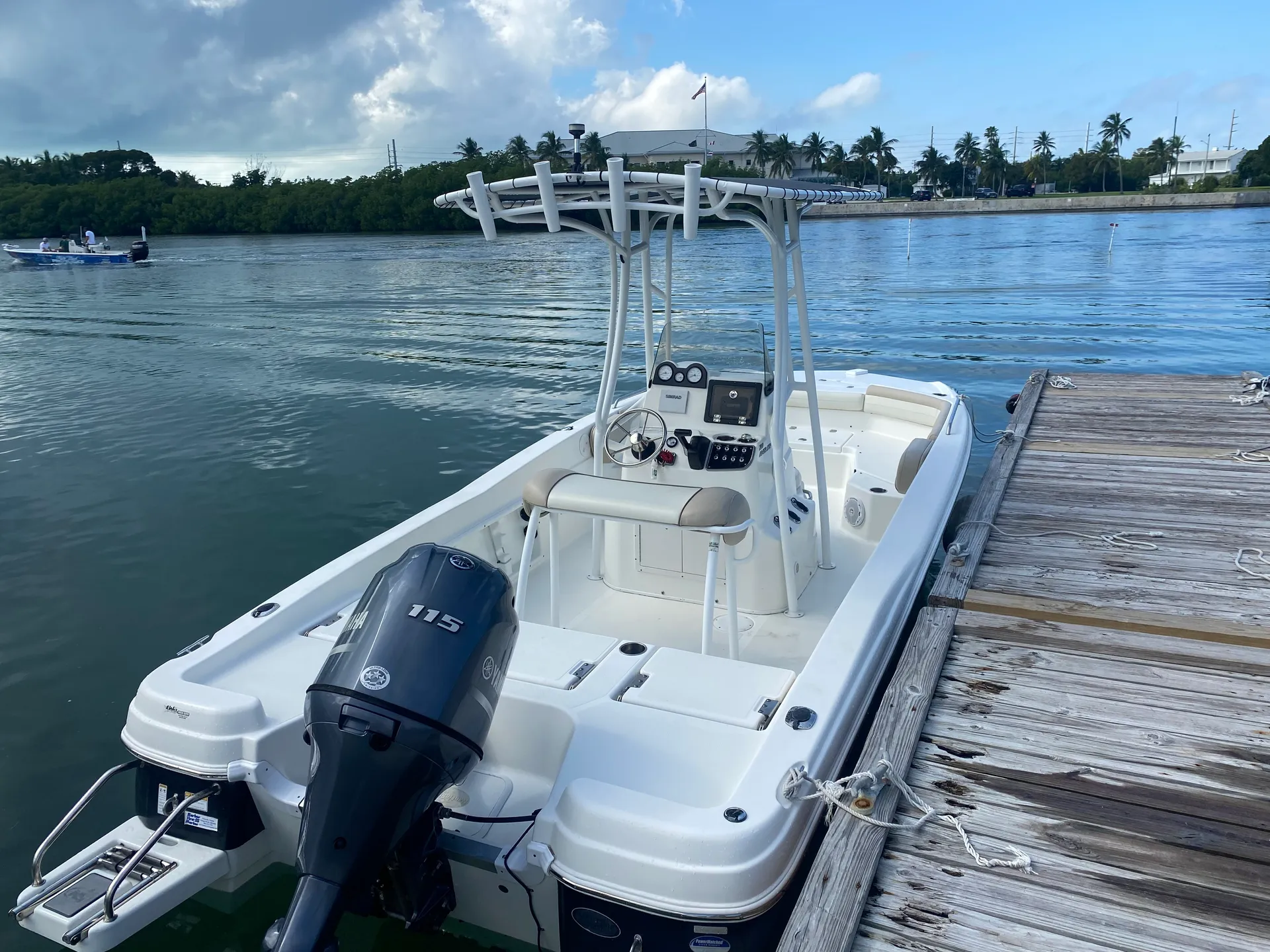 New Center Console With Comfort Seating & Ready For Fishing