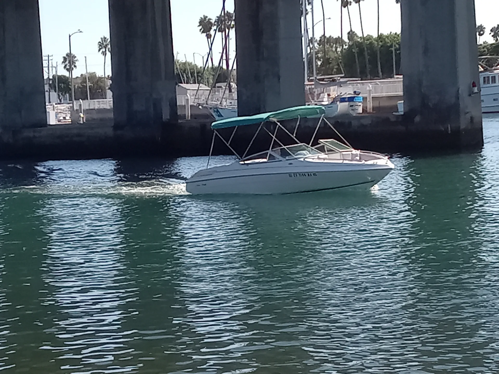 Sportboat.  Chris Craft Cruiser rental is available 2X per month.