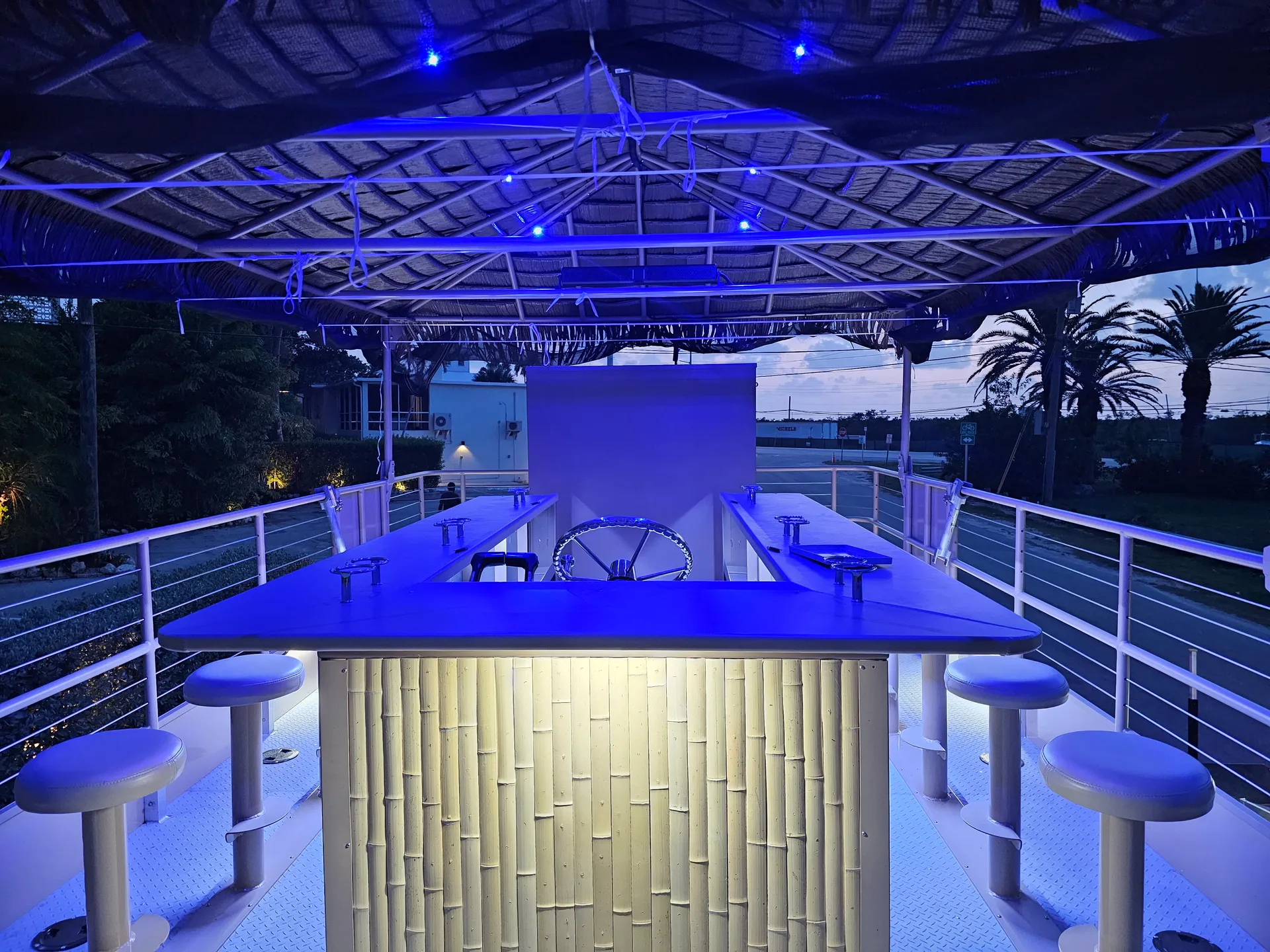 Private Tiki Boat Charters for up to 18 Passengers