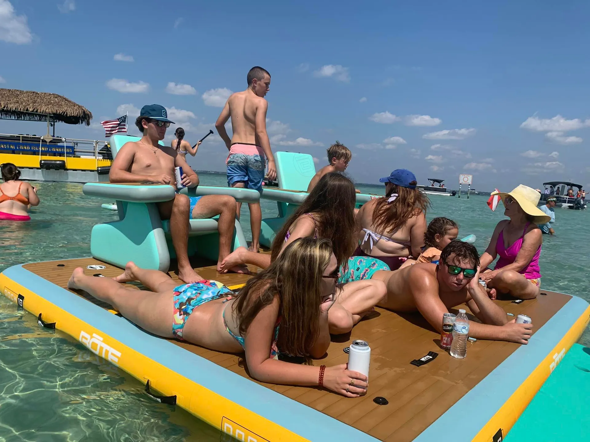 Private Tiki Boat Charters for up to 18 Passengers