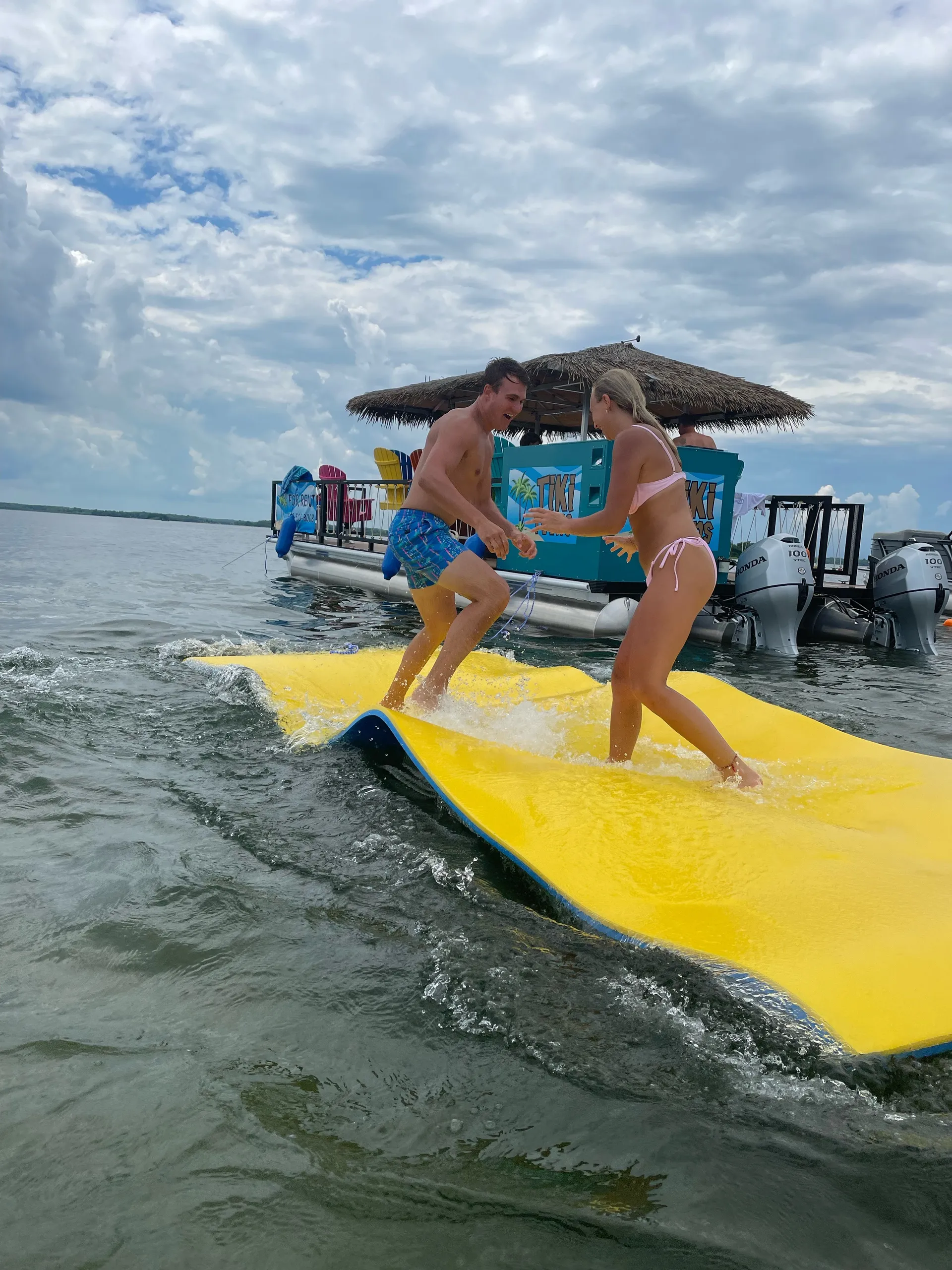 TikiToons Party Pontoon Ideal for larger groups
