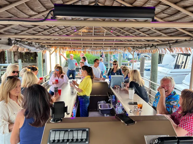 Rent a Tiki Party catamaran in PORT JEFF STA, NY near me