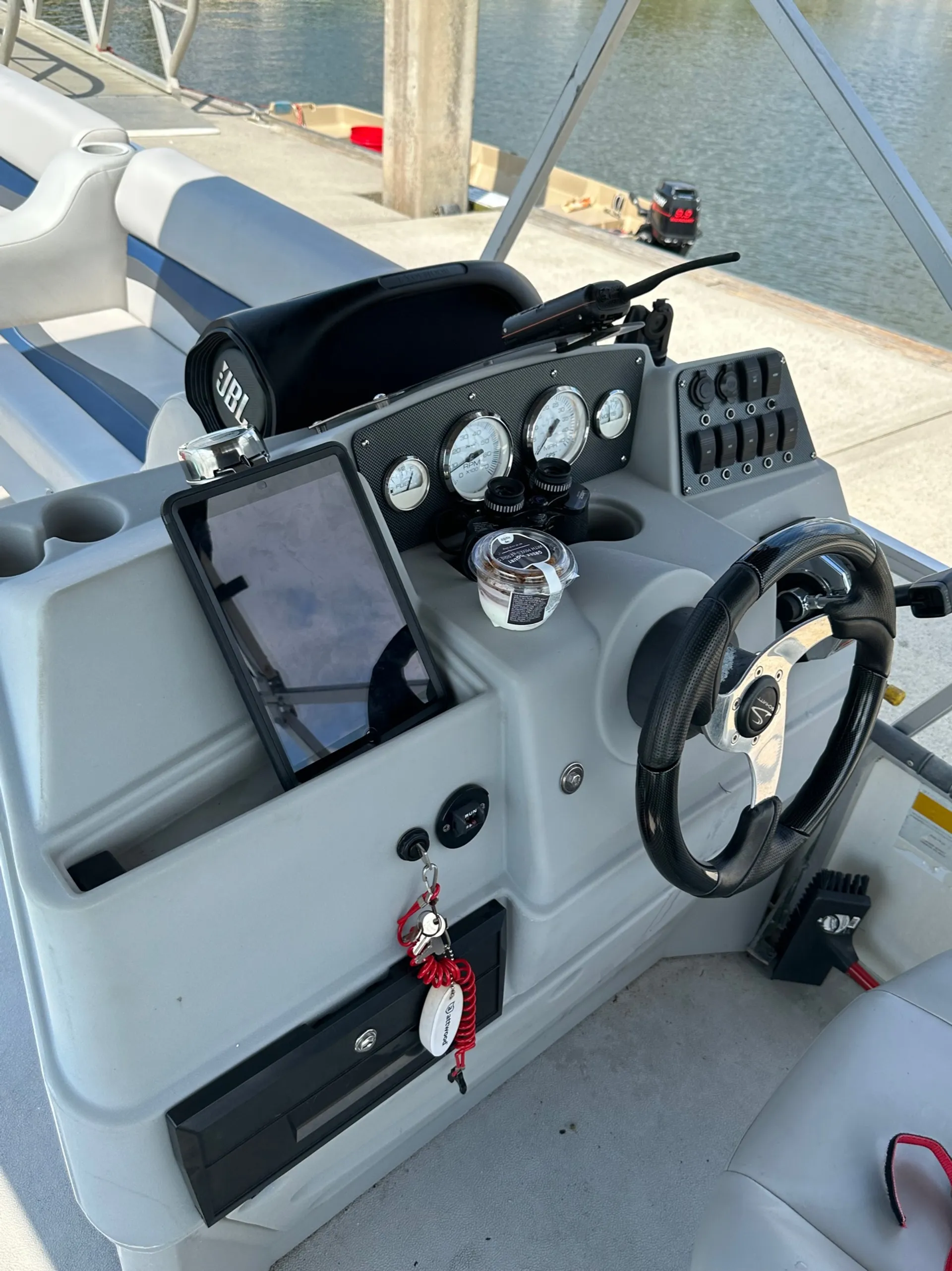 Delivery Available - 24’ Pontoon Boat, 10 person, party barge. 