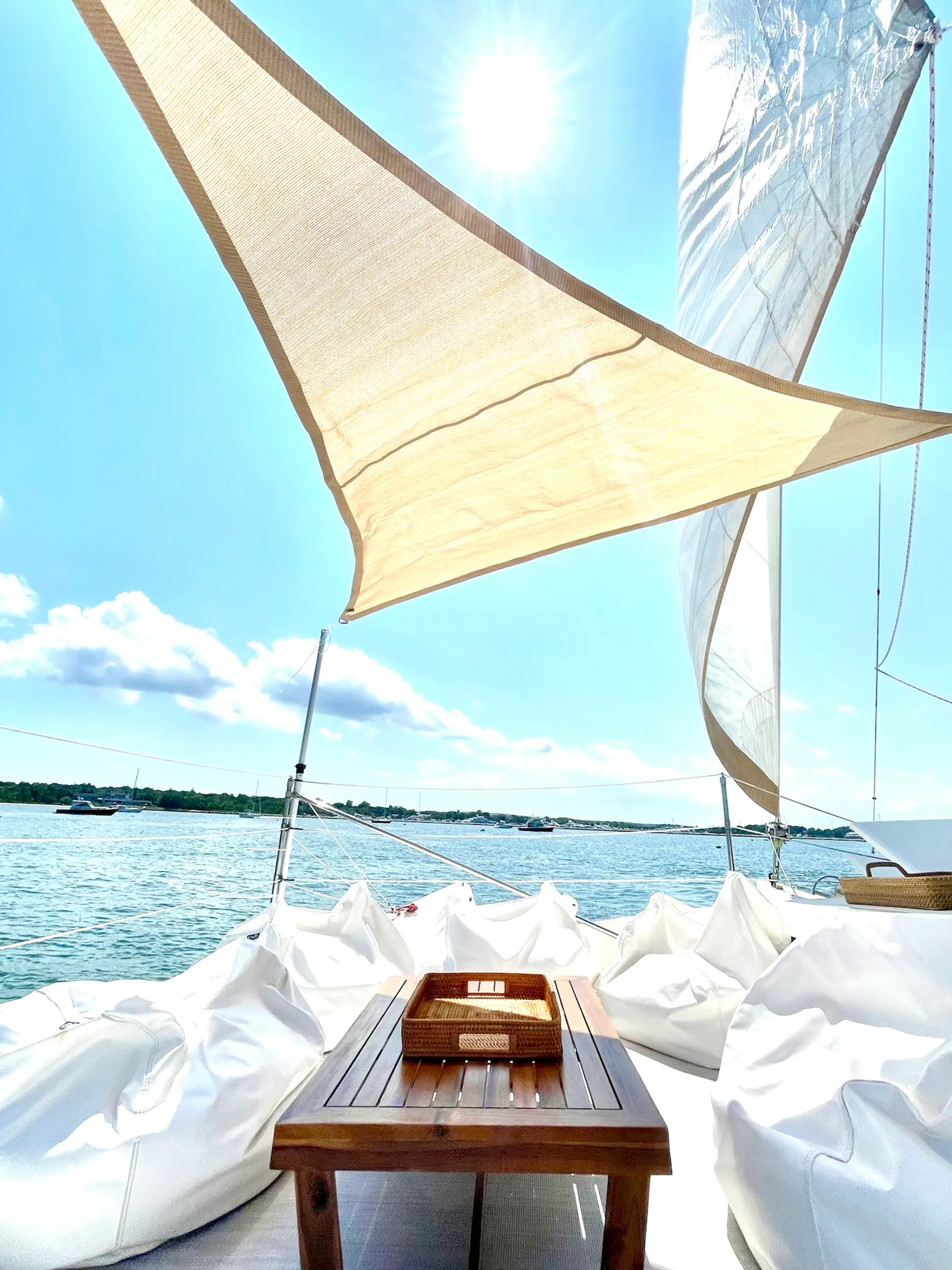 A Coast Guard Certified Classic Mahogany Trimaran