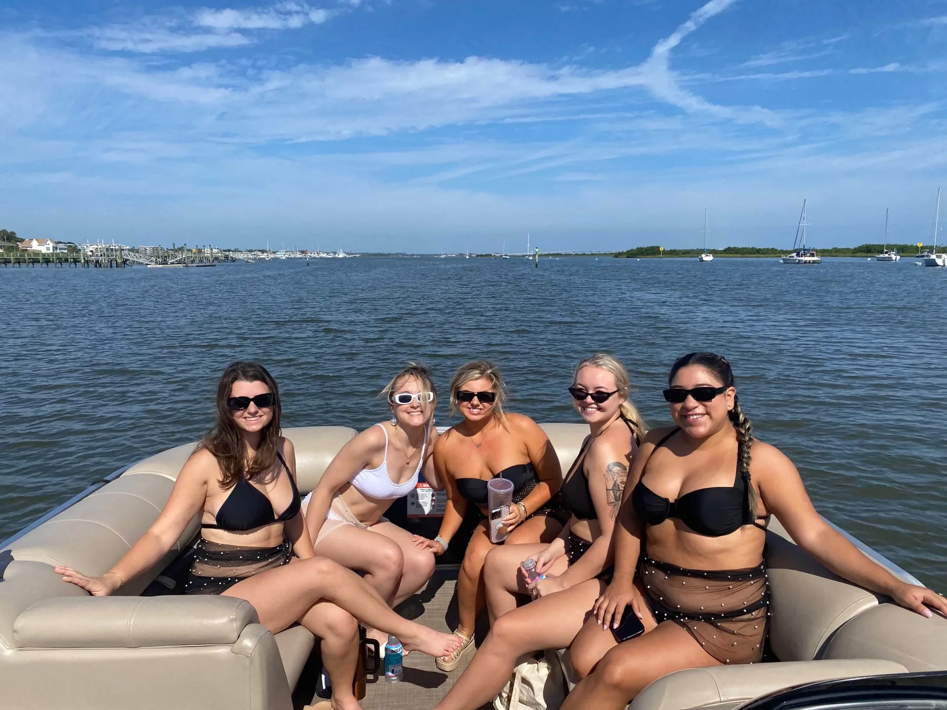 Private charter,bachelorette,family,bachelor,friends,dolphins, sunsets