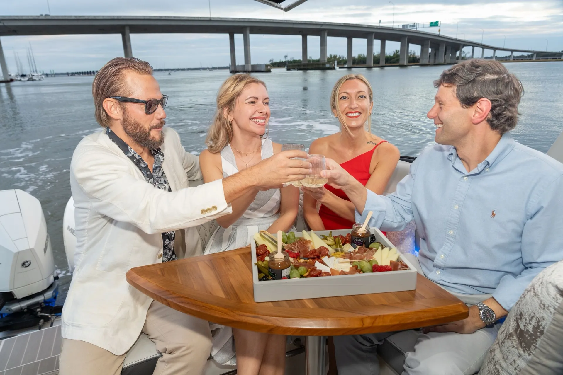 Captain & Stewardess Included! 40FT Luxury Sport Yacht! Newest in CHS!