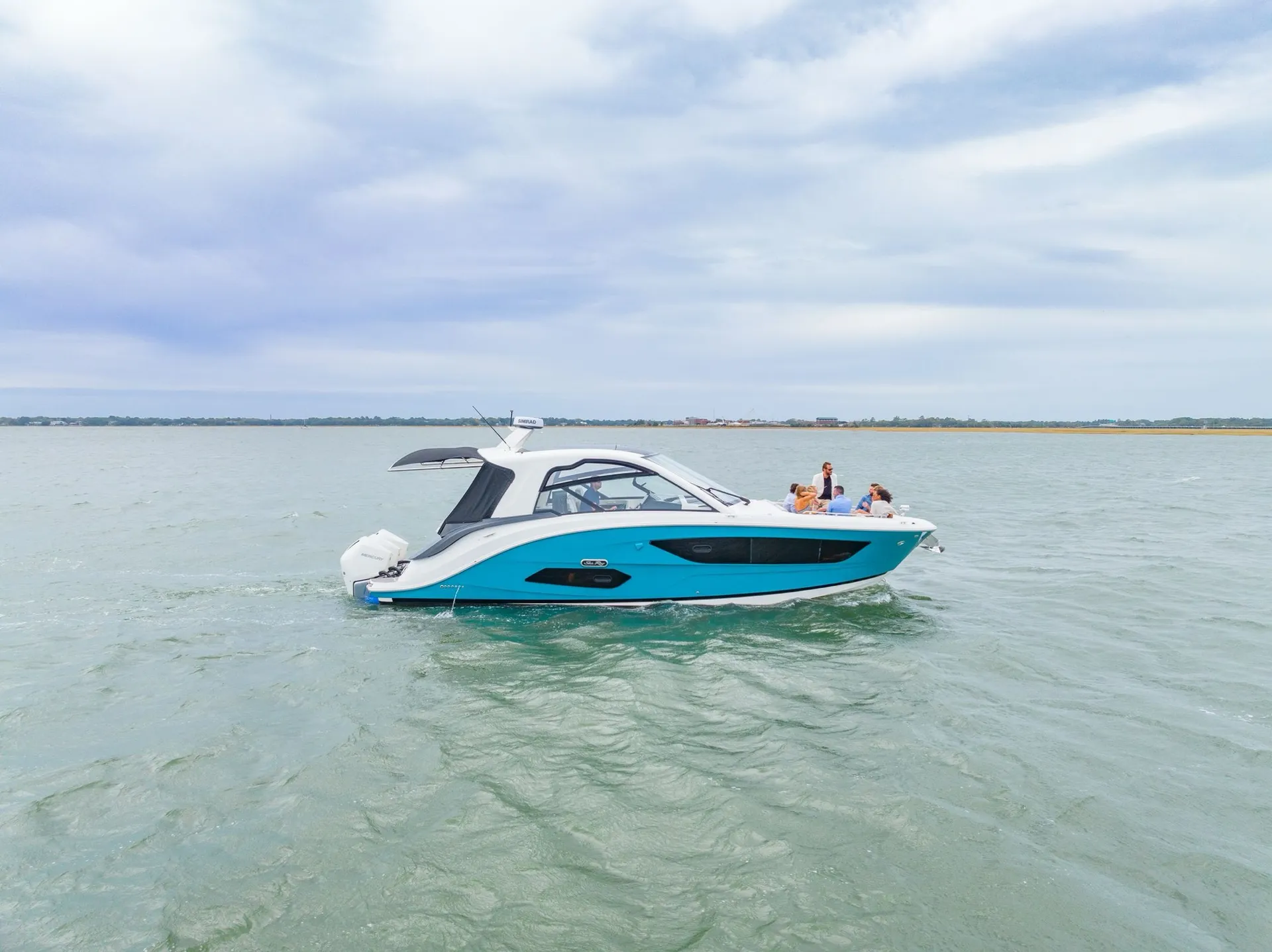 Captain & Stewardess Included! 40FT Luxury Sport Yacht! Newest in CHS!