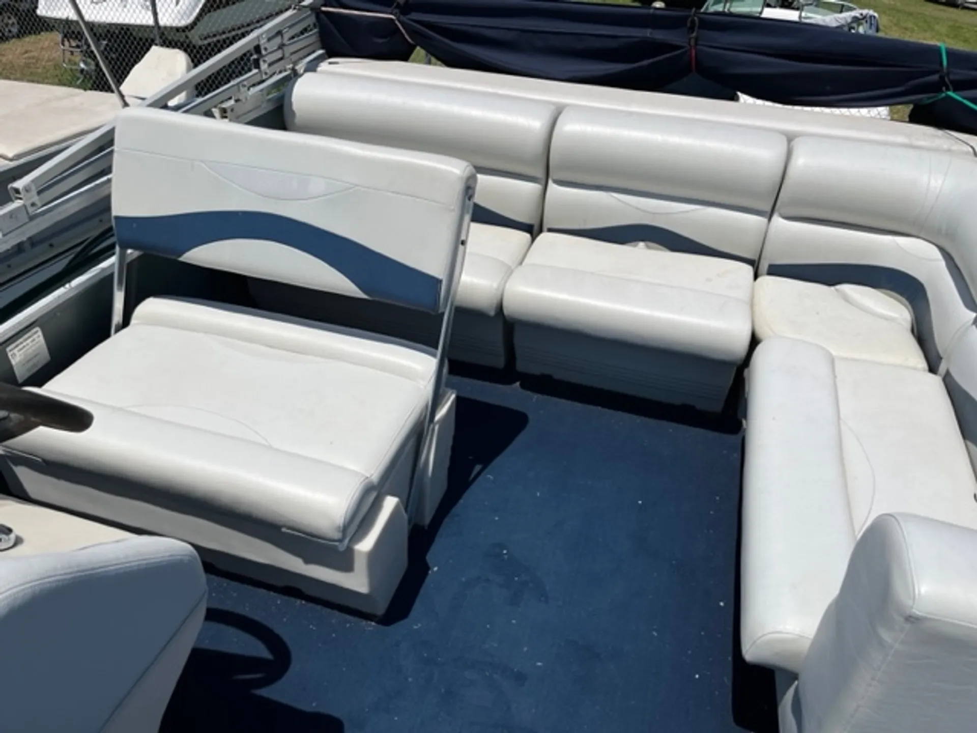Spacious 24ft 115HP 4 Stroke Pontoon Boat, 12 People, Private Side