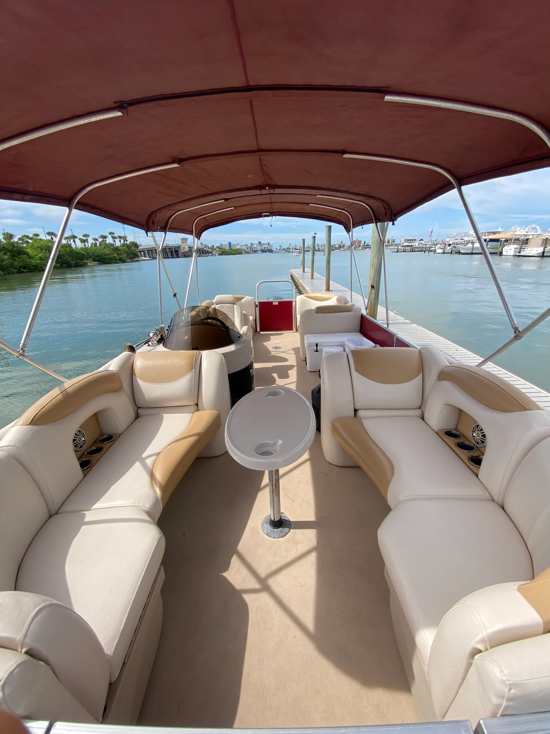 Flexible pickup locations.  up to 11 passengers John’s pass-shell key 