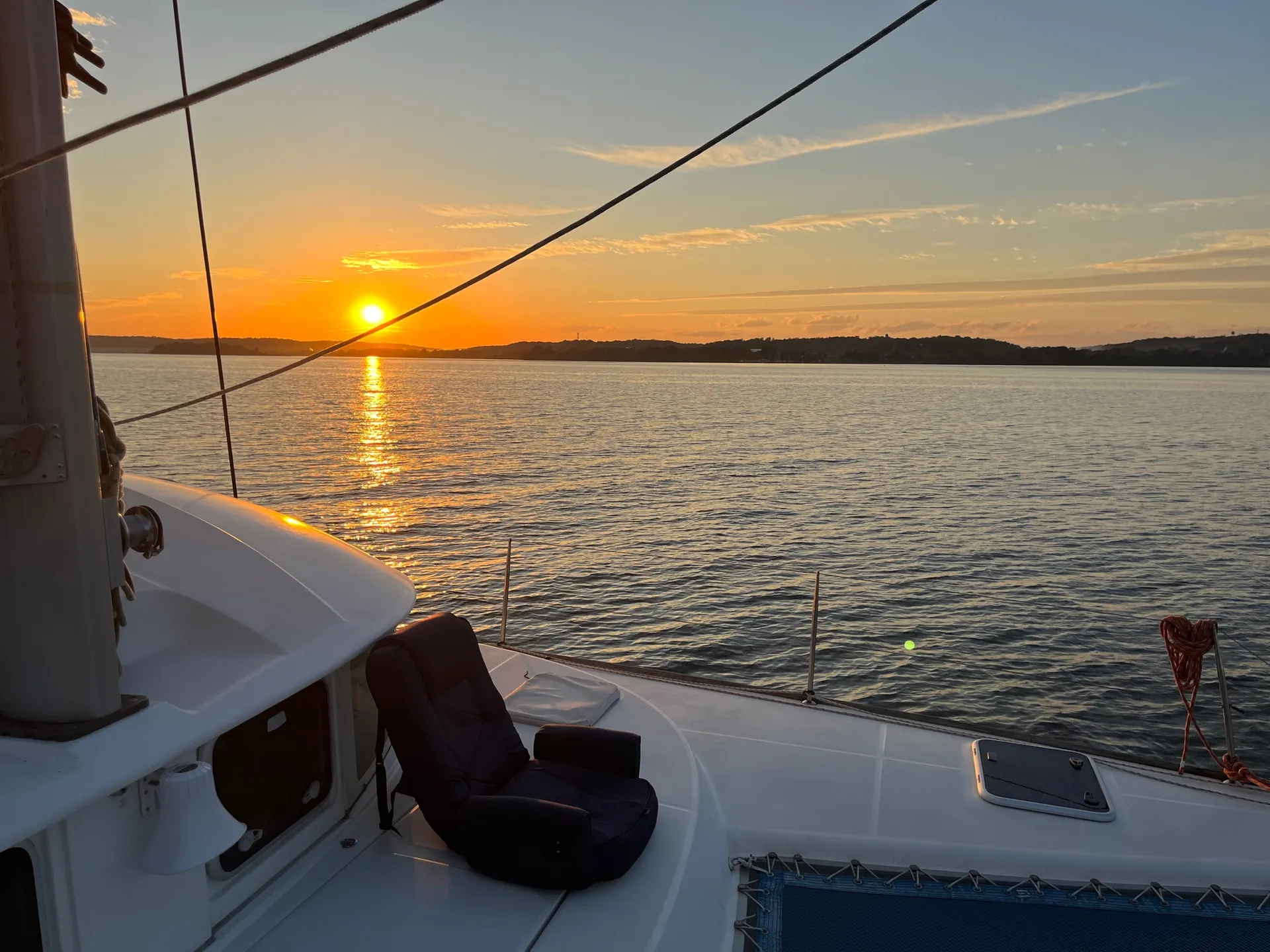 Cruise the Potomac on a Lagoon 380 Catamaran