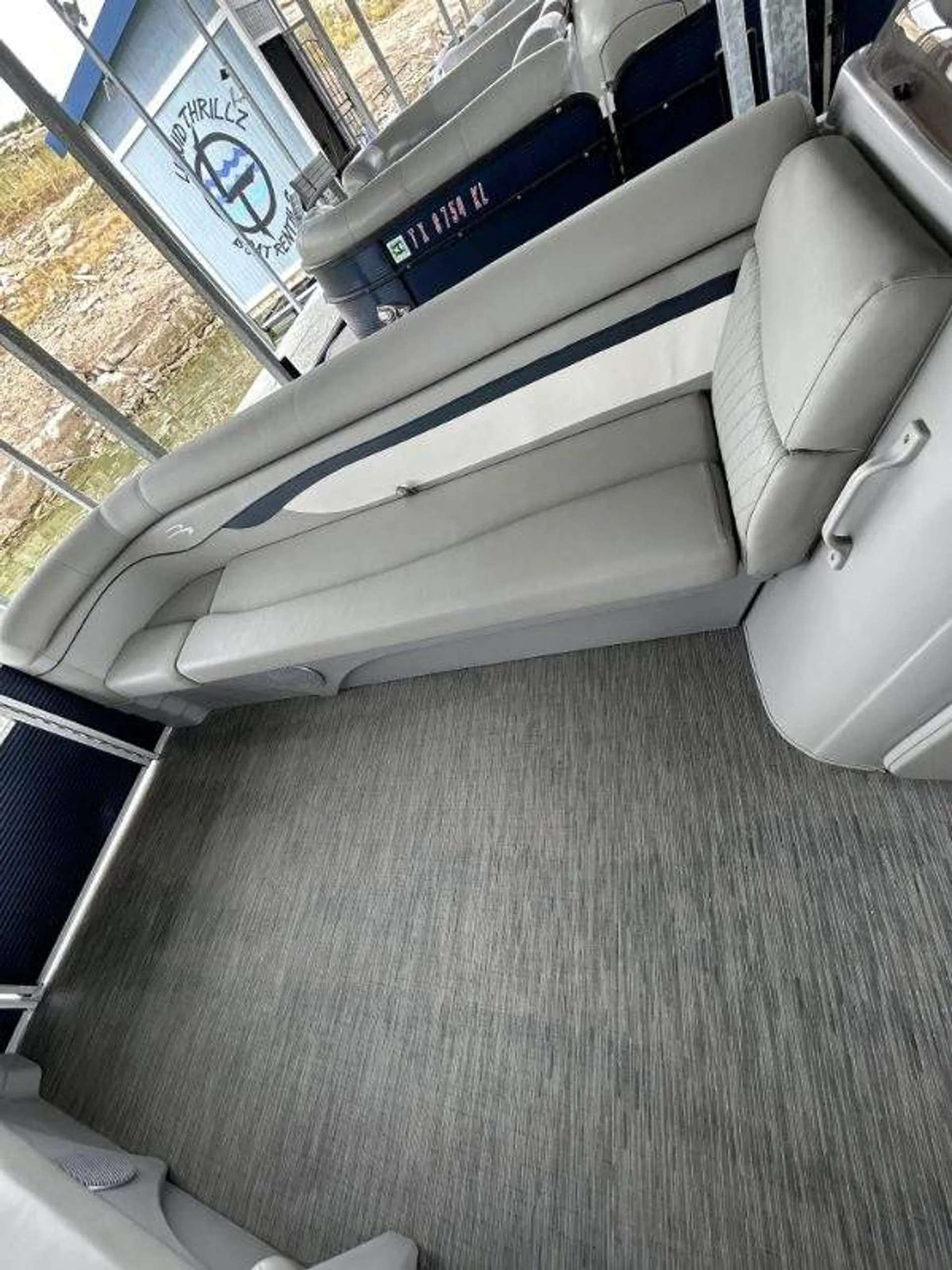 (1 of 6) Rent this beautiful 22' pontoon in Lake Travis! 