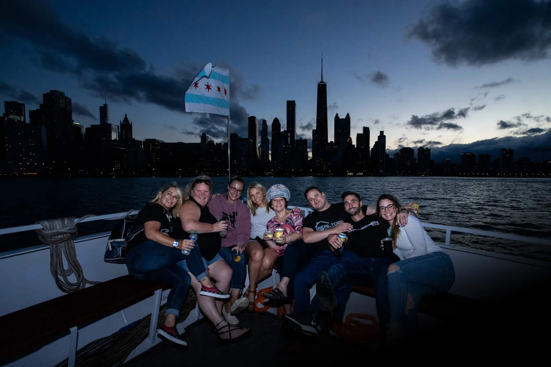 Tiki Chic Yacht Chicago for 40-120 Guests with Beverage Package
