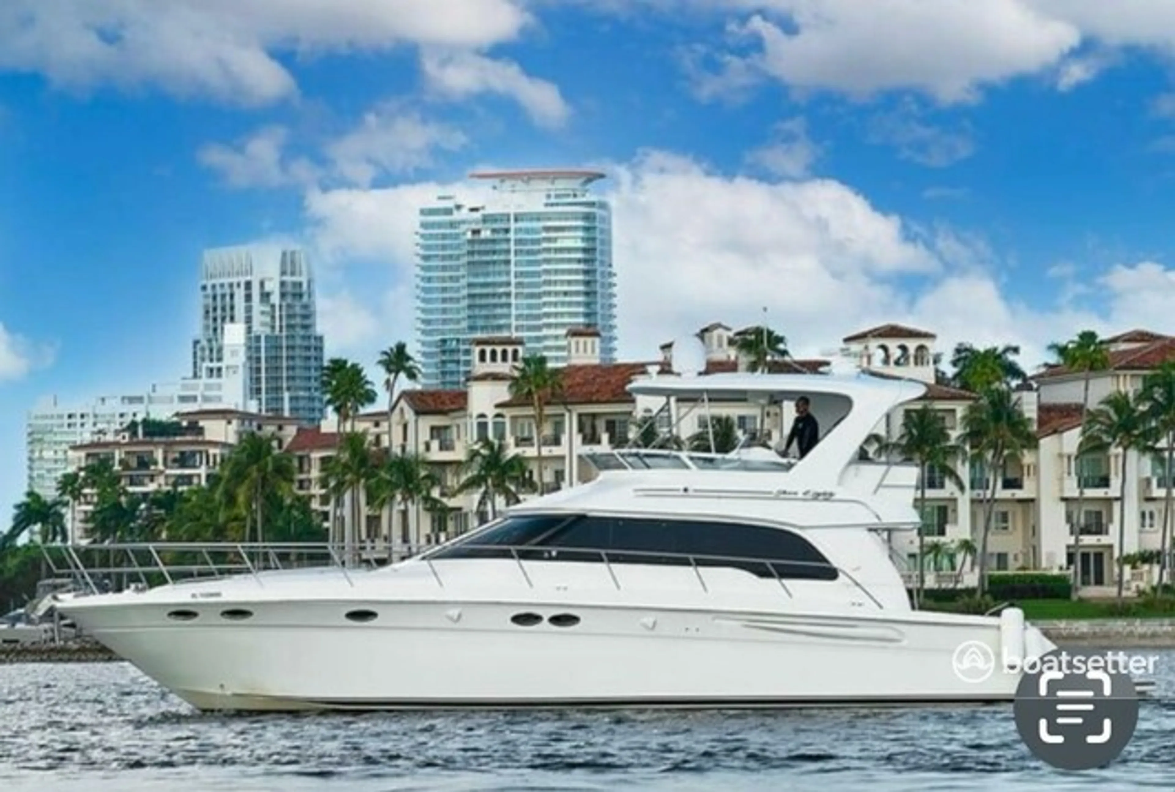 Rent a Sea Ray Boats 520 Sedan Bridge in Miami, FL on Boatsetter