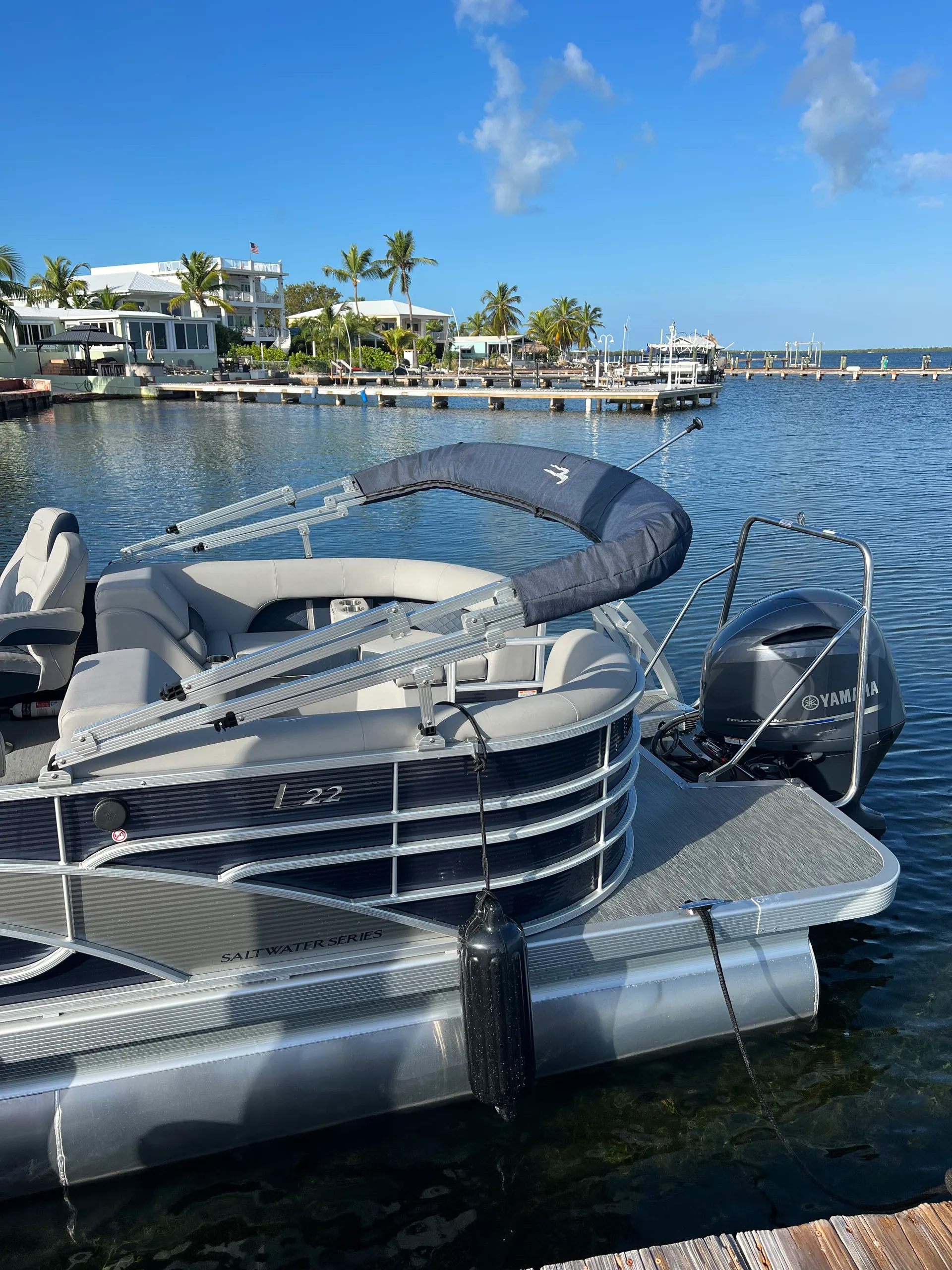Sunset cruise and sandbar trips aboard our Brand New Pontoon Boat.