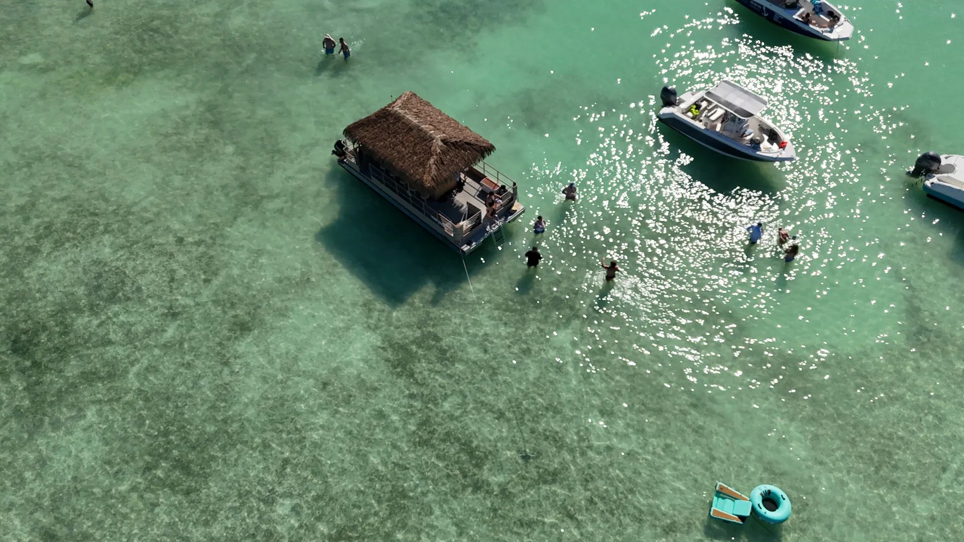 Private Tiki Boat Charters for up to 18 Passengers