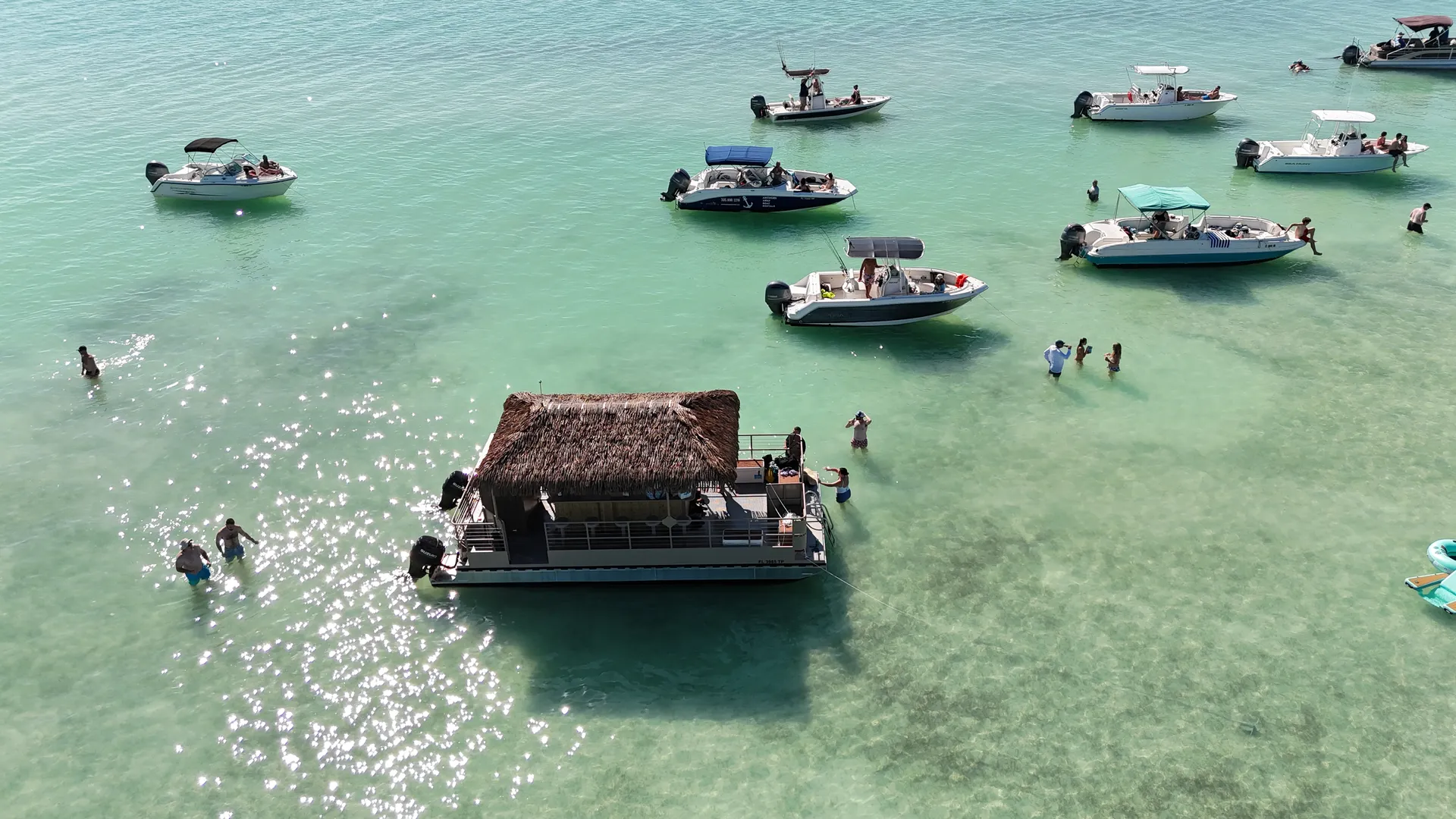 Private Tiki Boat Charters for up to 18 Passengers