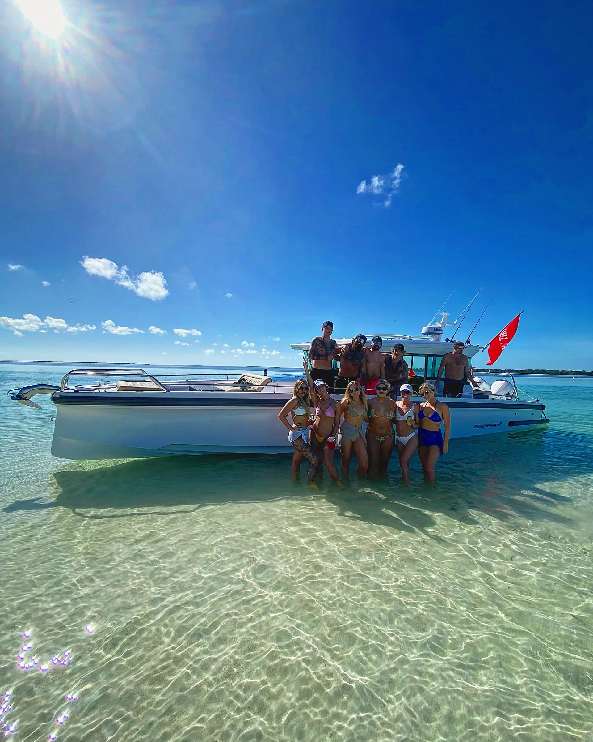 Tampa’s Ultimate 38' Luxury Boat - Explore Sandbars, Snorkel and More!