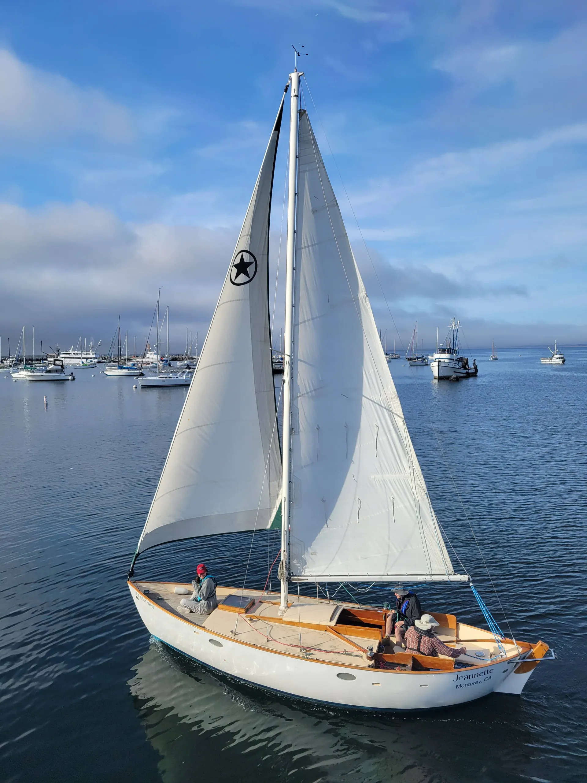 24ft Classic Wooden Sailing Yacht