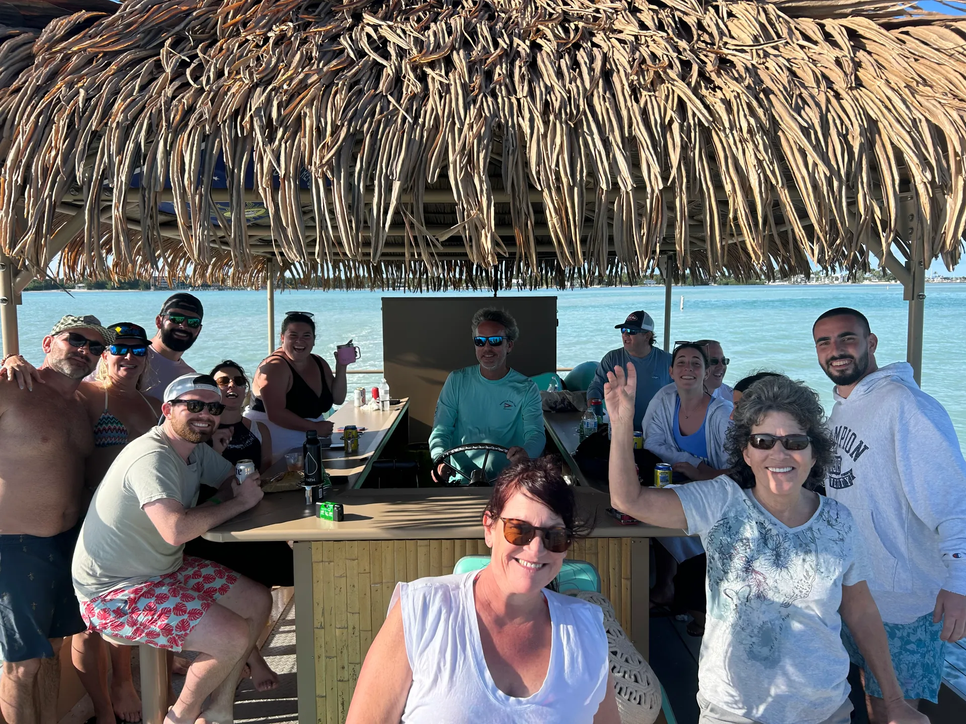 Private Tiki Boat Charters for up to 18 Passengers