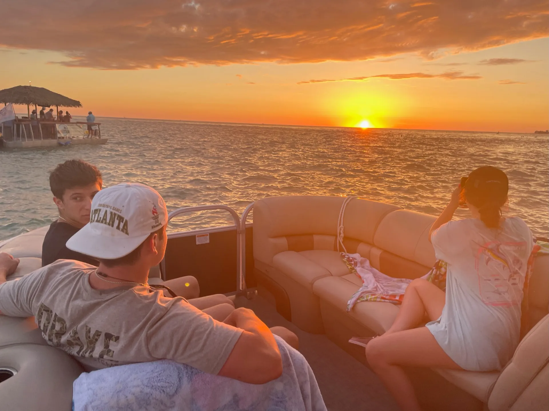 PONTOON DOLPHIN CRUISE ISLAND HOP BEACH FUN