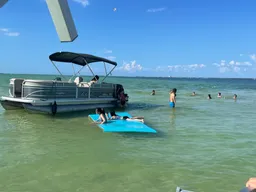 PONTOON DOLPHIN CRUISE ISLAND HOP BEACH FUN boat photo