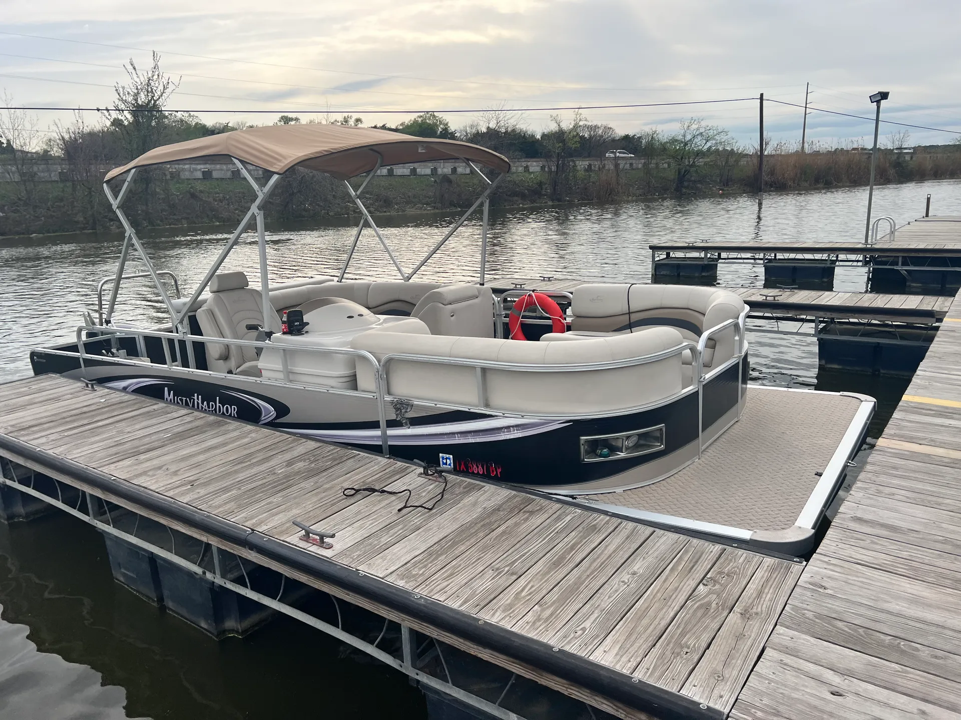On the Pontoon! Lake Conroe!!