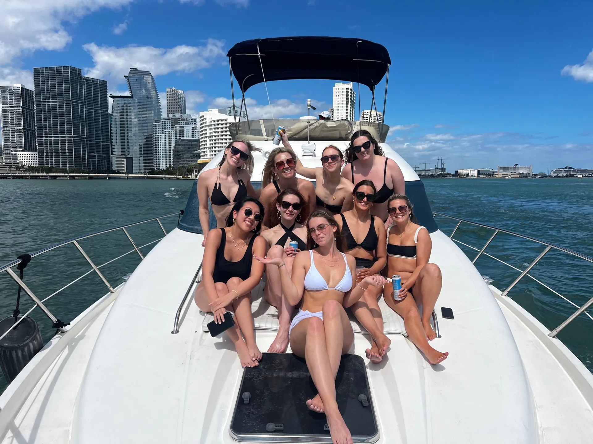  Miami 50ft luxurious Yacht . Jetski available