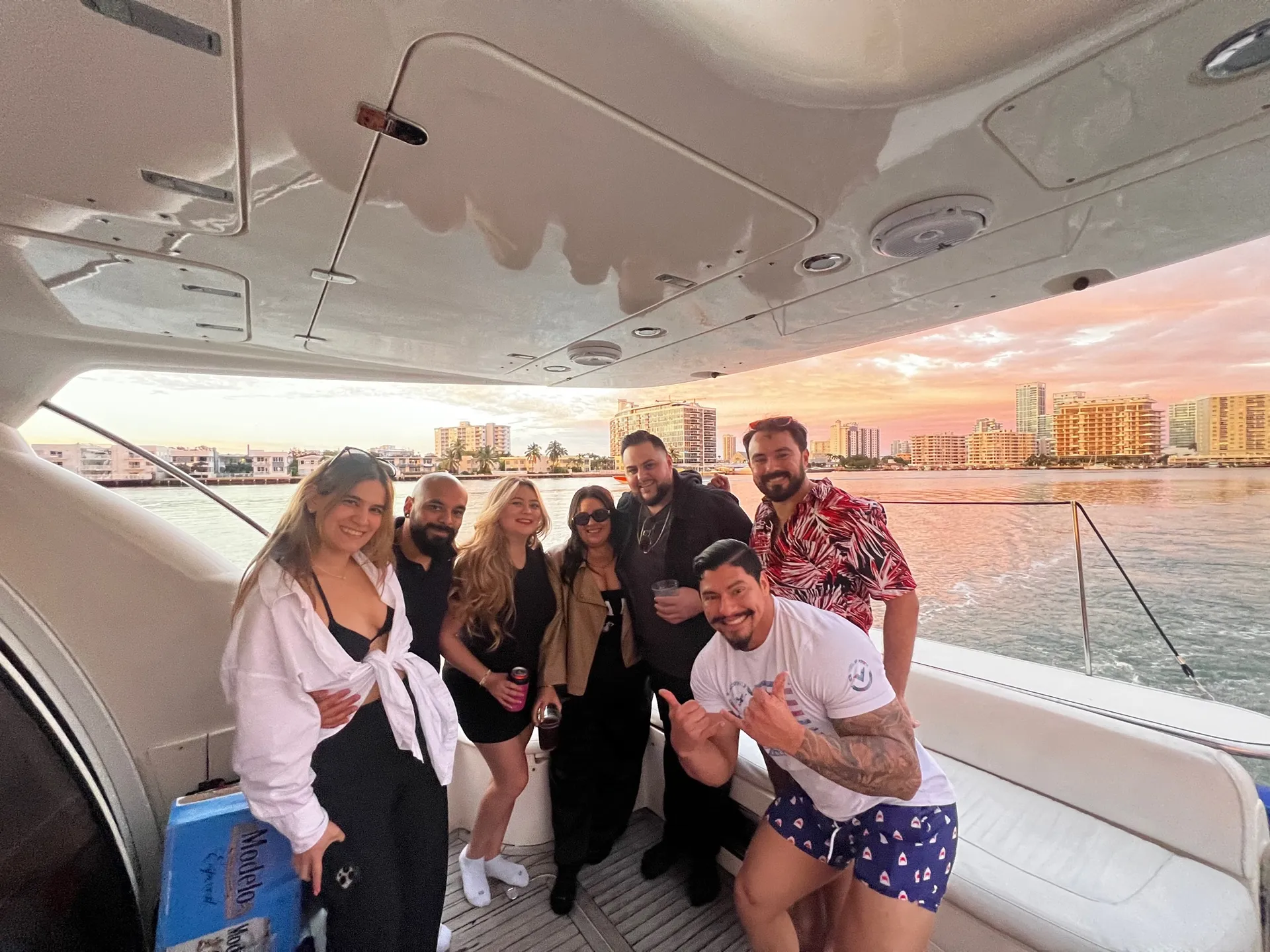  Miami 50ft luxurious Yacht . Jetski available