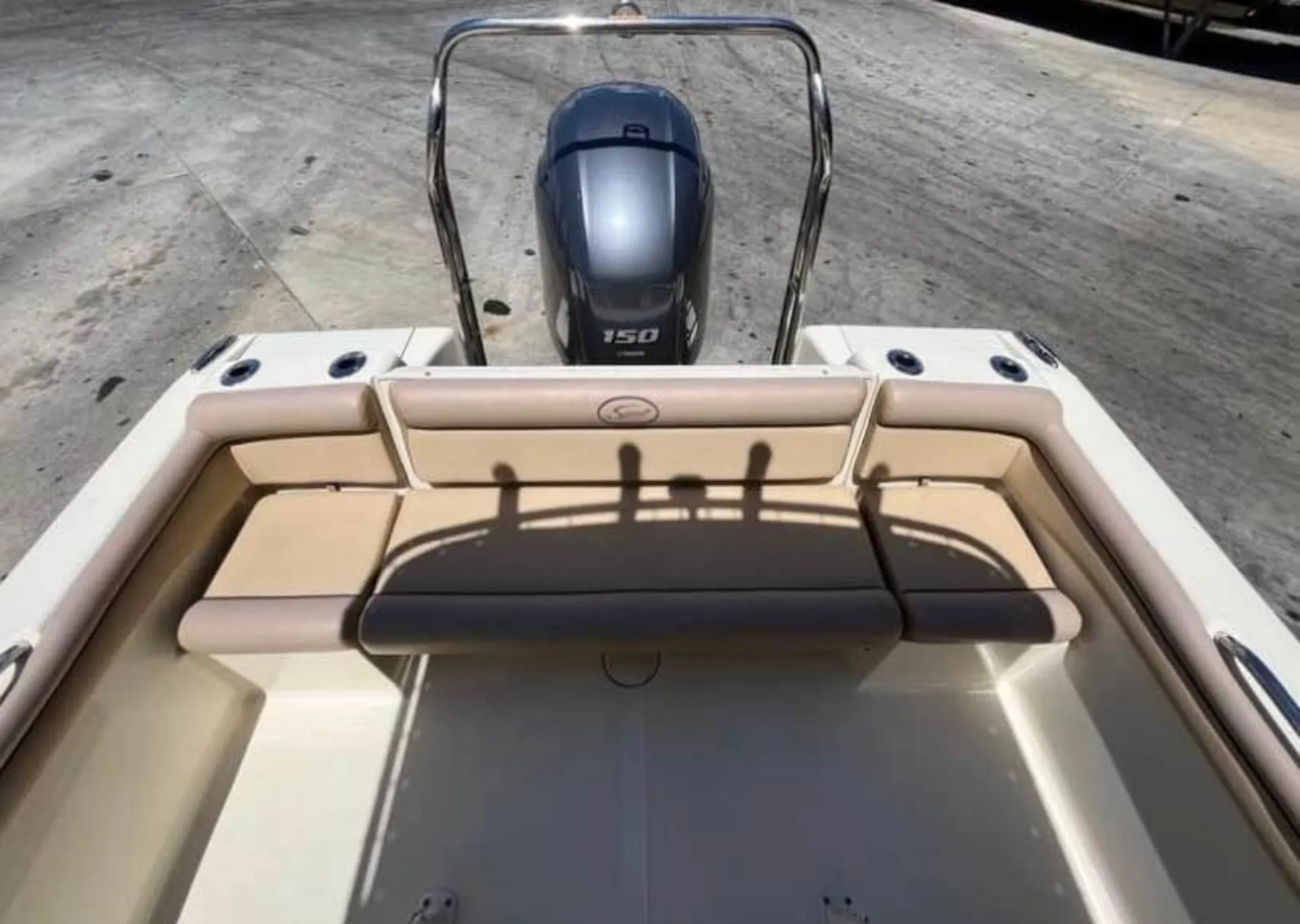 2016 Scout XSF w/150 Yamaha in the heart of Matlacha and Pine Island